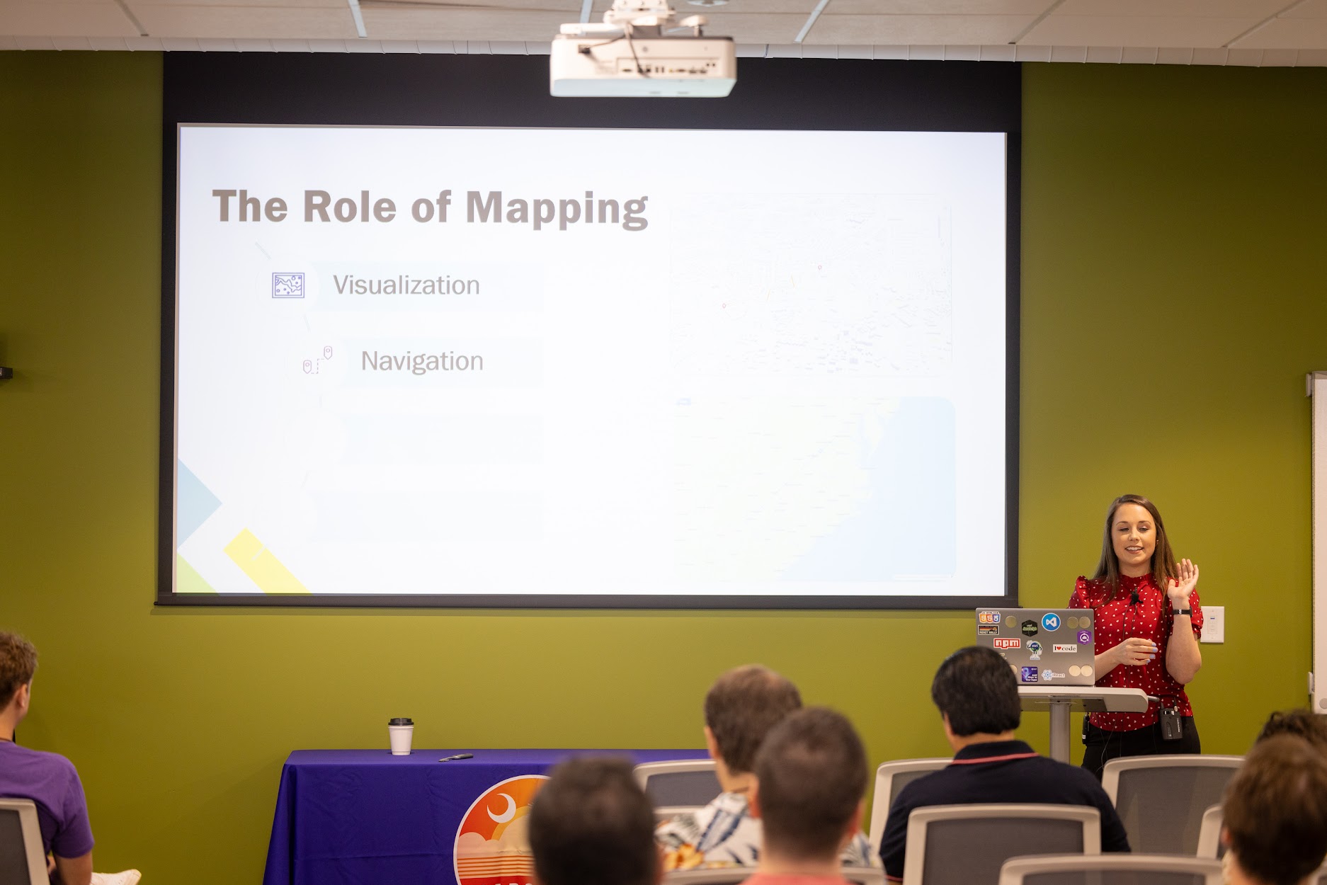 Courtney Yatteau speaking at the 2024 Carolina Code Conference