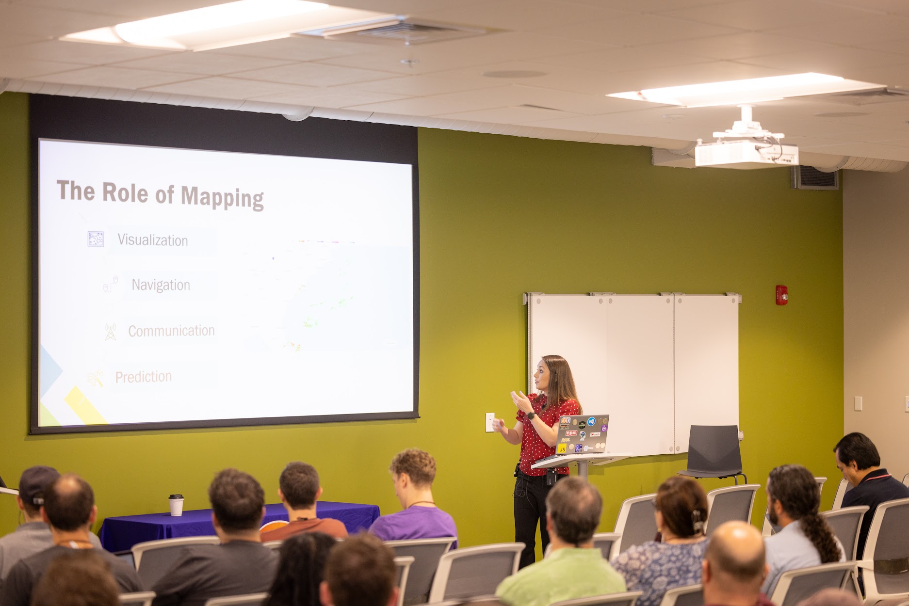 Courtney Yatteau speaking at the 2024 Carolina Code Conference