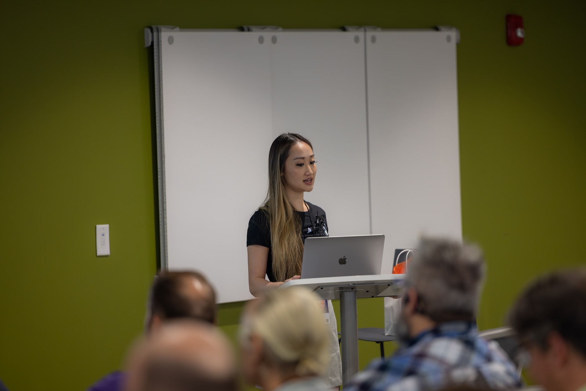 Diana Pham speaking at the 2024 Carolina Code Conference