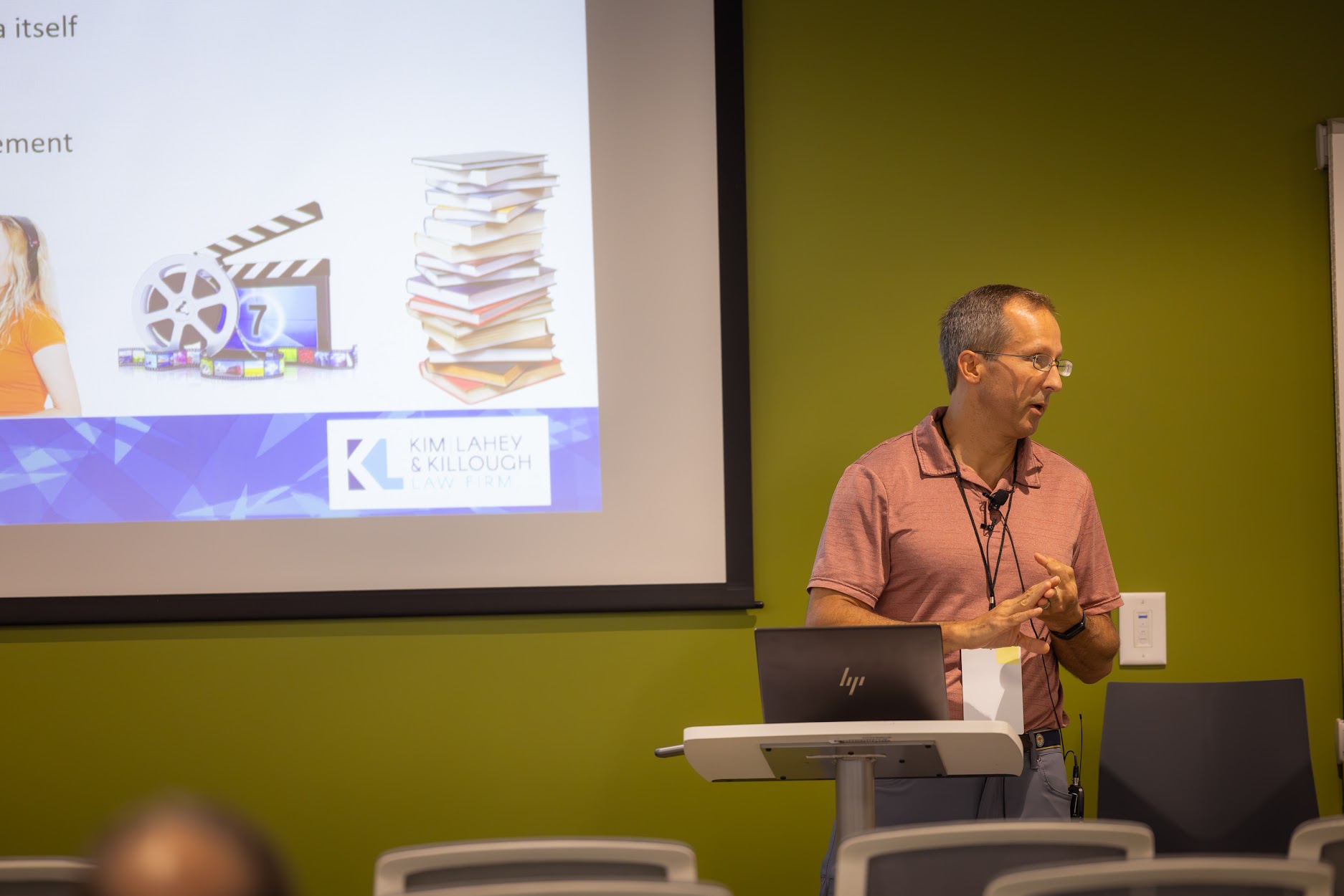 Hunter Freeman speaking at the 2024 Carolina Code Conference