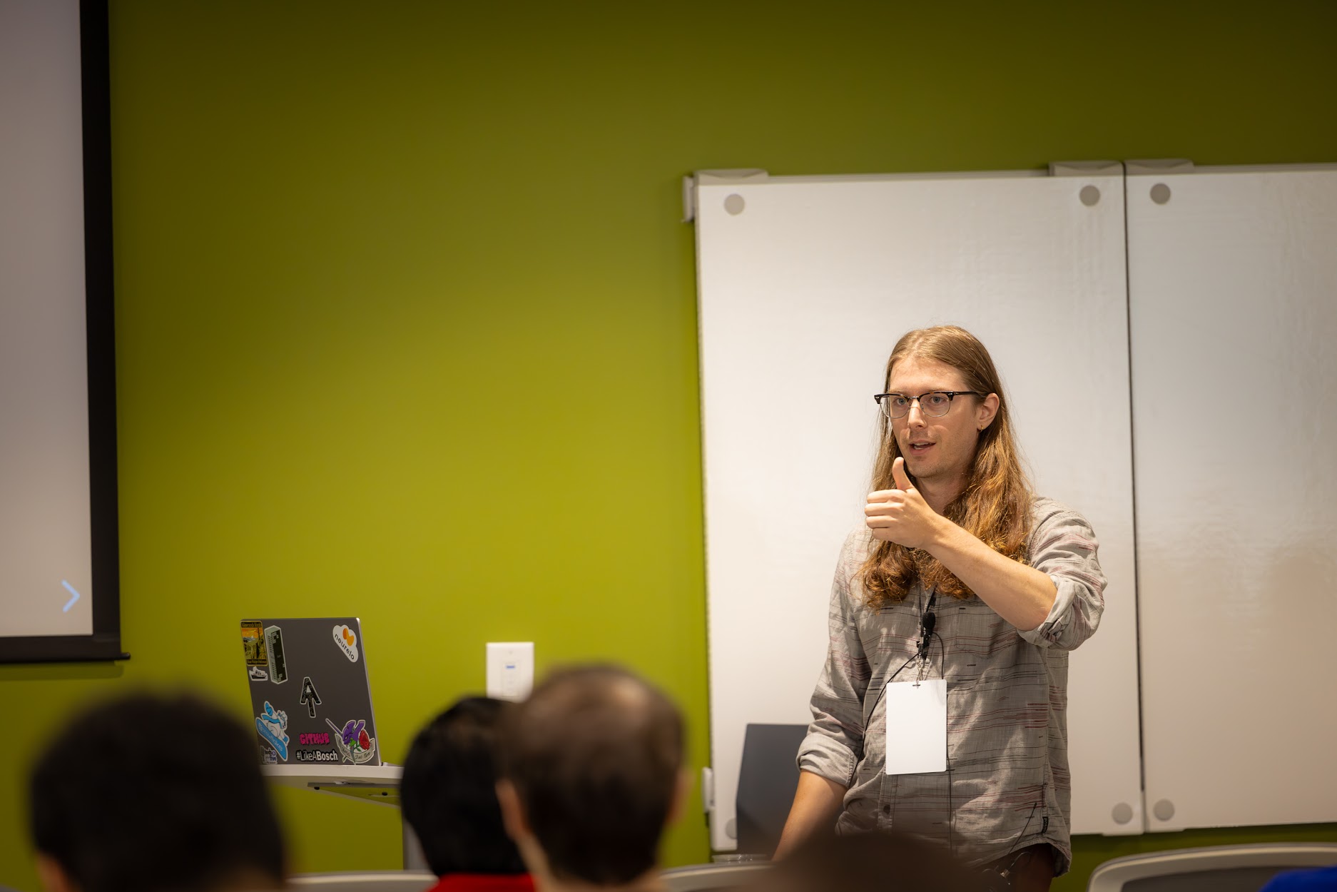 James Shockley speaking at the 2024 Carolina Code Conference