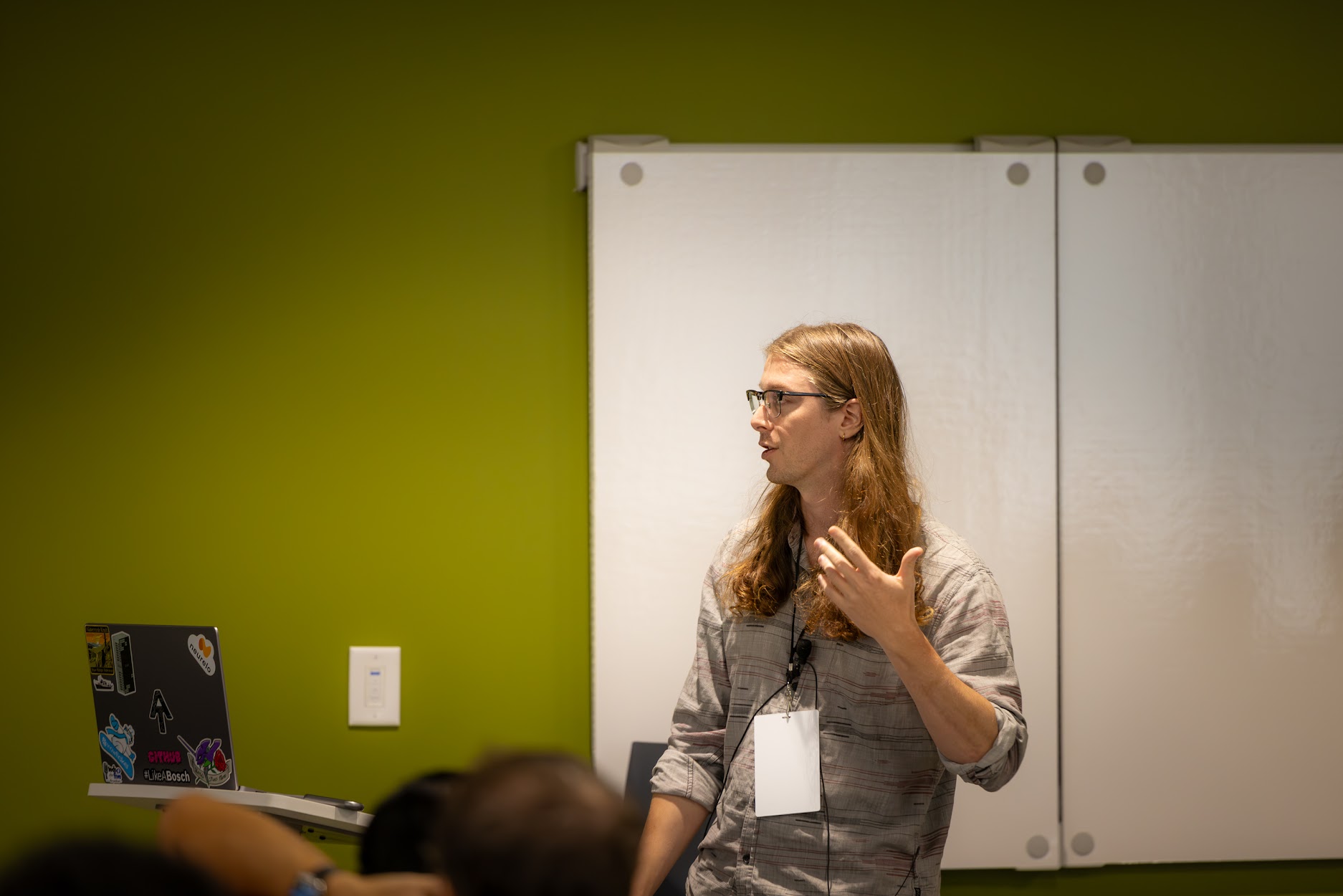 James Shockley speaking at the 2024 Carolina Code Conference