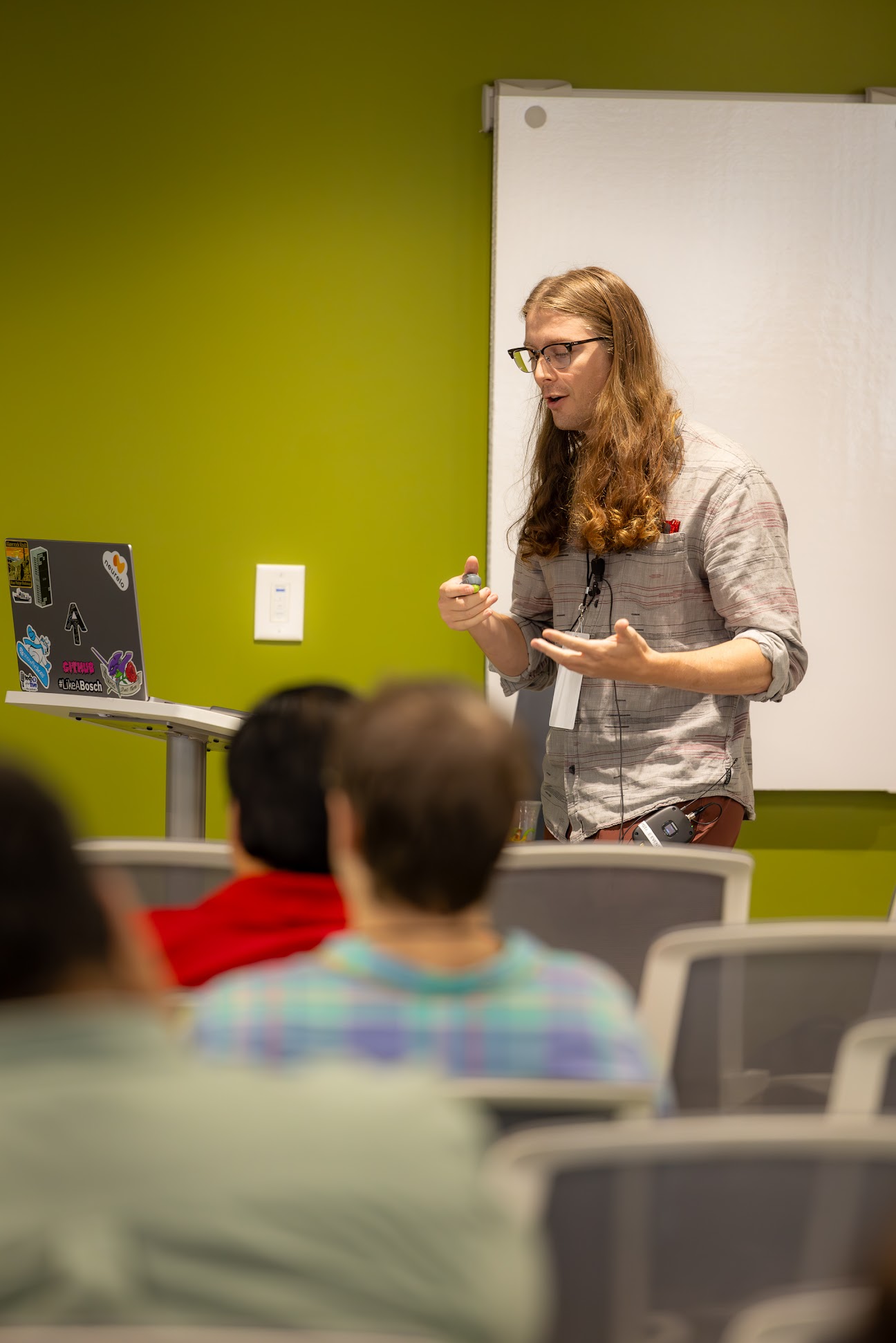 James Shockley speaking at the 2024 Carolina Code Conference