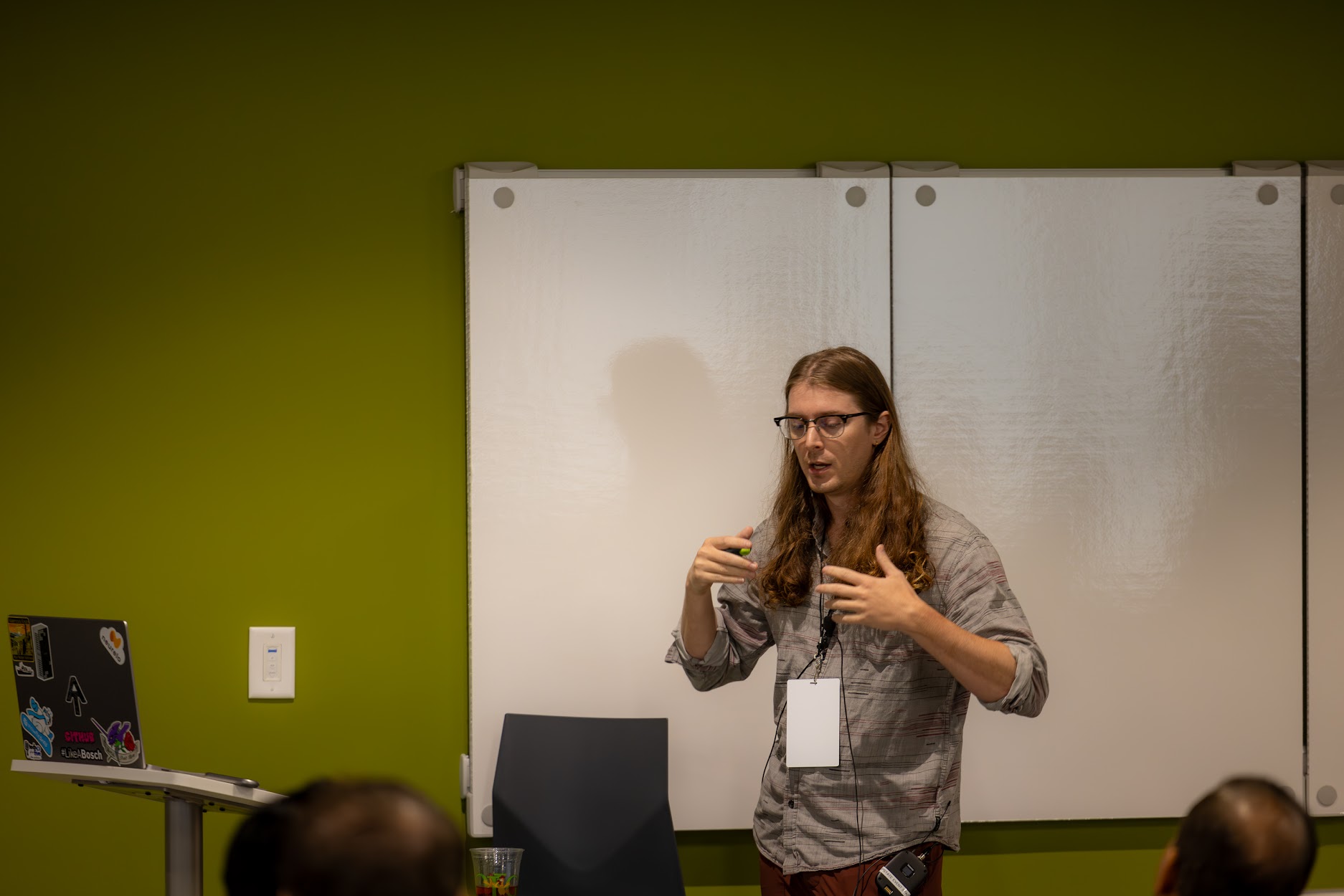 James Shockley speaking at the 2024 Carolina Code Conference