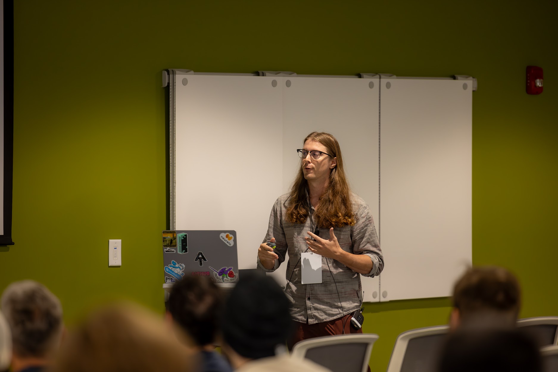 James Shockley speaking at the 2024 Carolina Code Conference