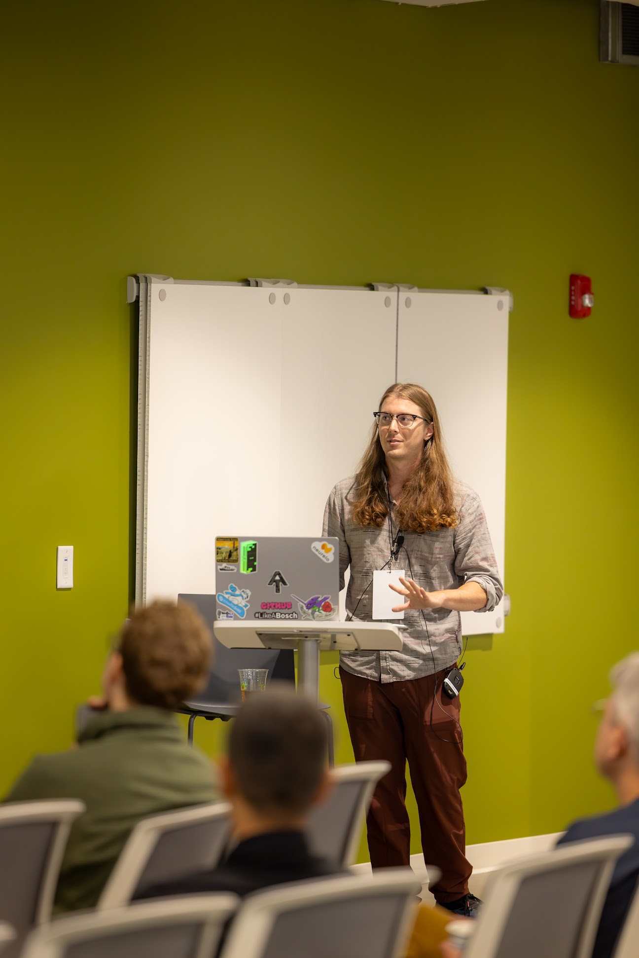 James Shockley speaking at the 2024 Carolina Code Conference