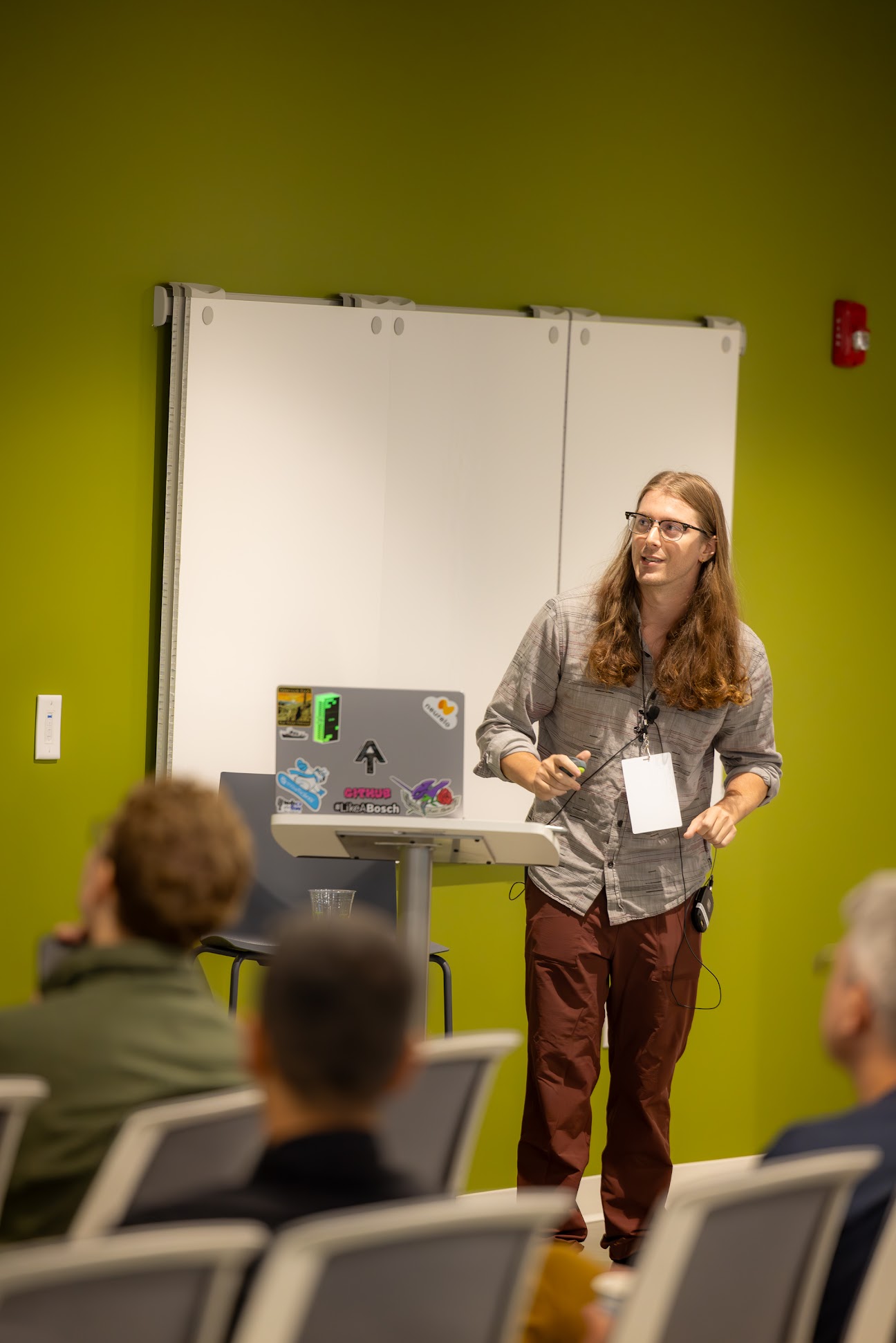 James Shockley speaking at the 2024 Carolina Code Conference