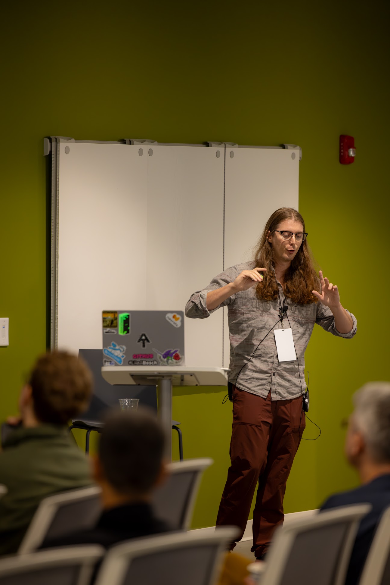 James Shockley speaking at the 2024 Carolina Code Conference