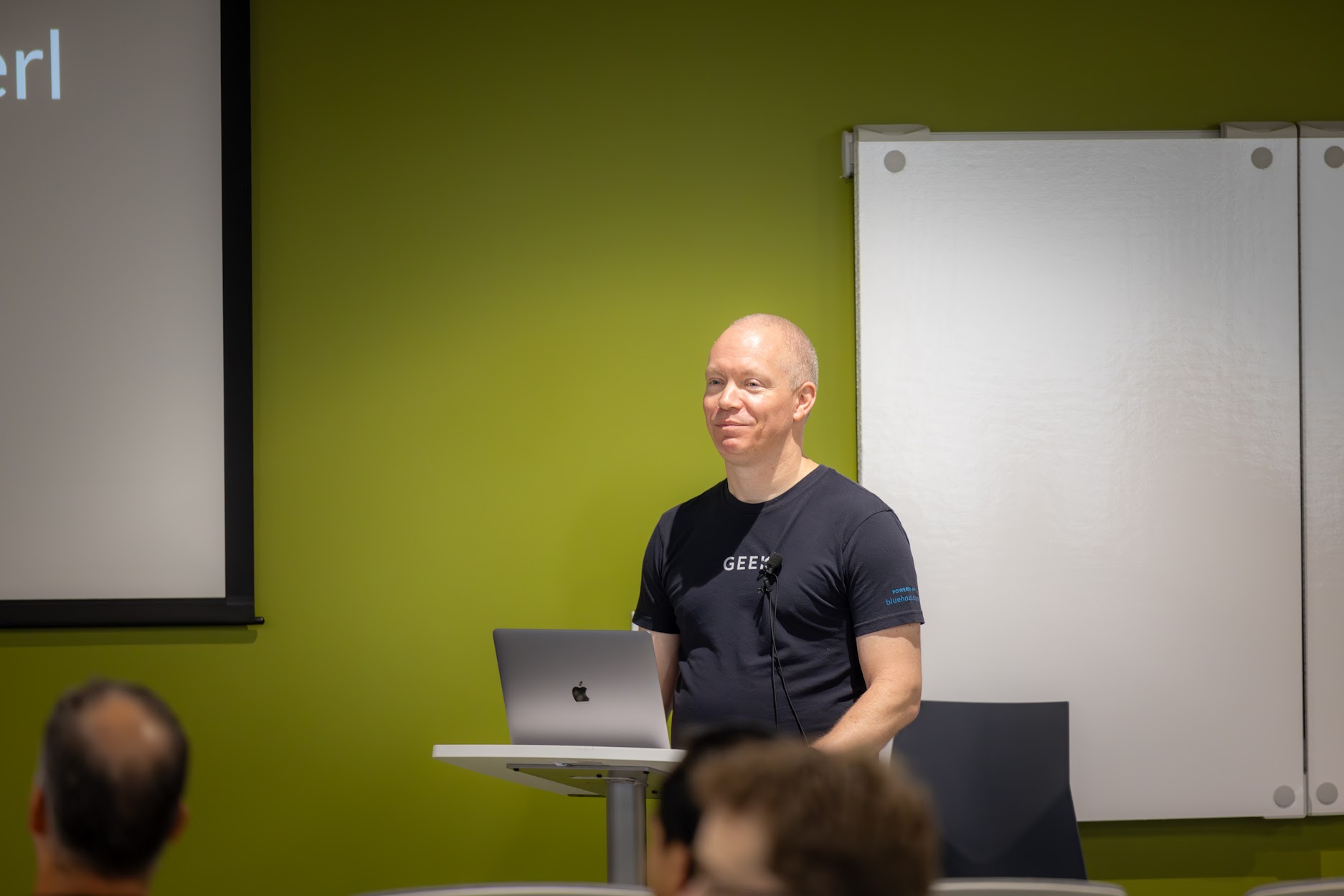 Jason Crome speaking at the 2024 Carolina Code Conference
