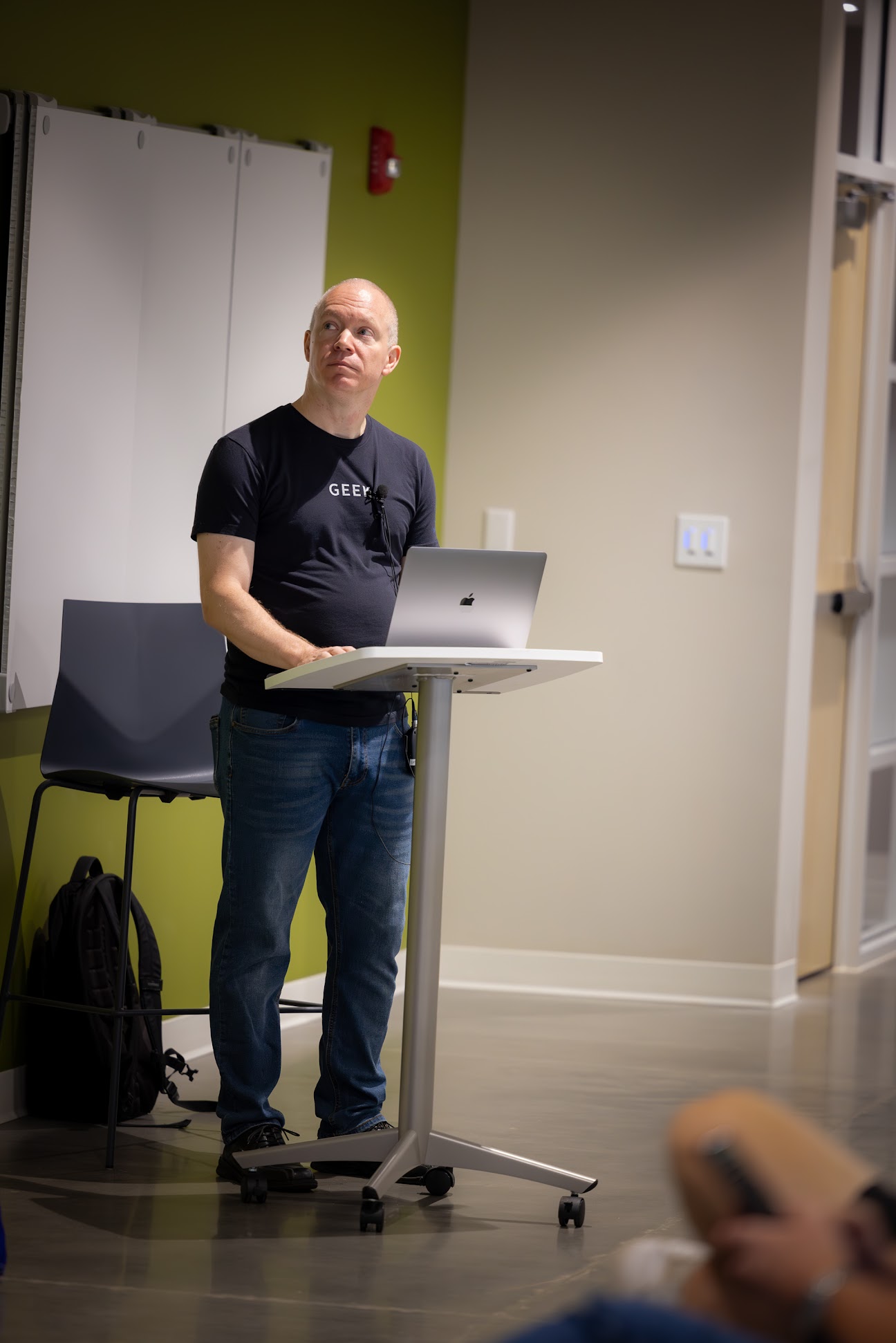 Jason Crome speaking at the 2024 Carolina Code Conference