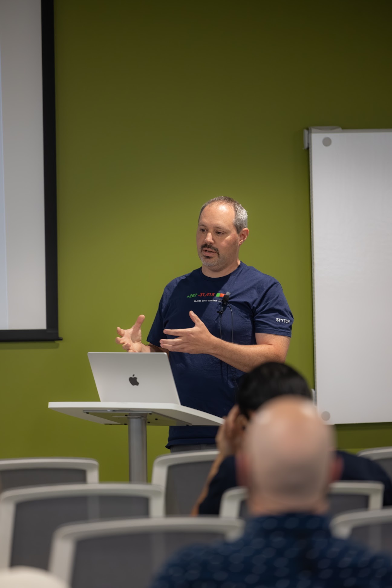 Kevin Old speaking at the 2024 Carolina Code Conference