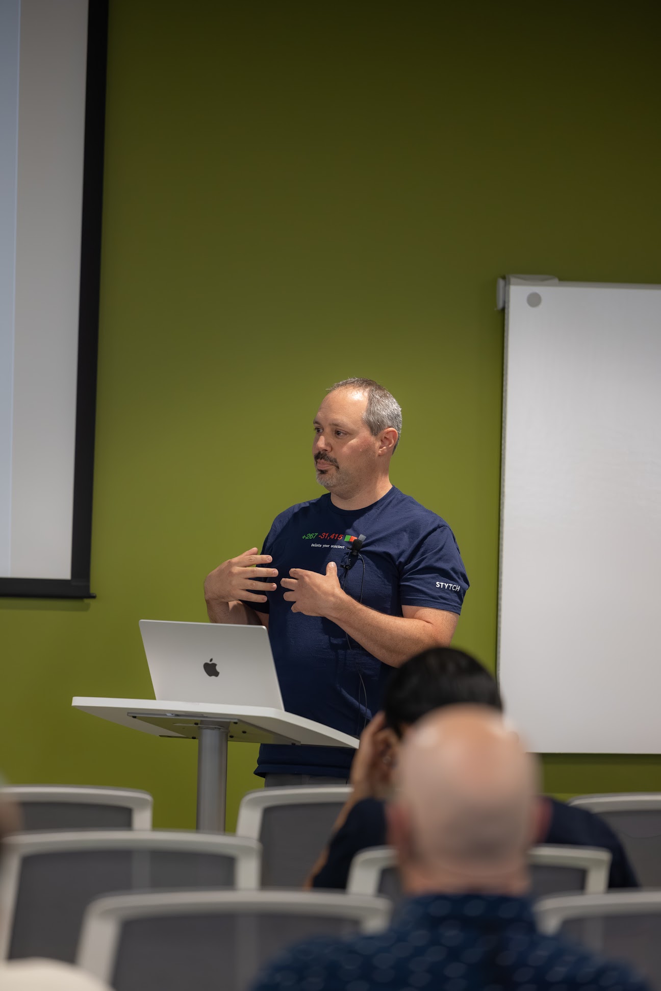 Kevin Old speaking at the 2024 Carolina Code Conference
