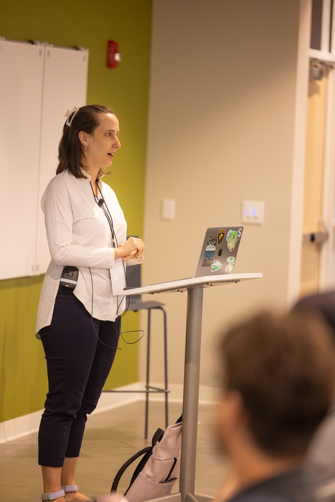 Lydia Stepanek speaking at the 2024 Carolina Code Conference