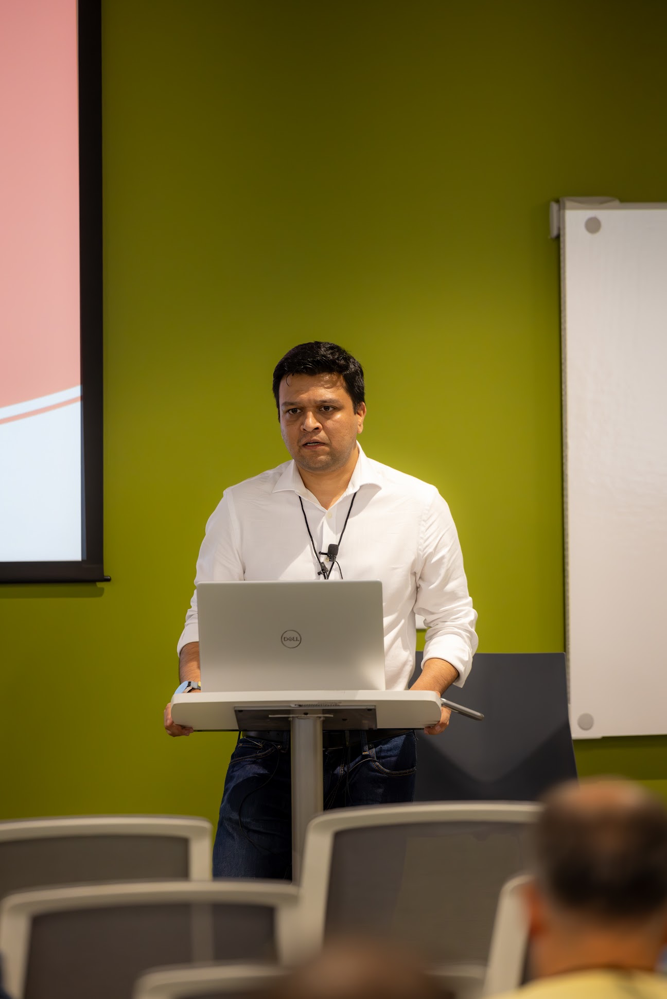 Pratik Thantharate speaking at the 2024 Carolina Code Conference