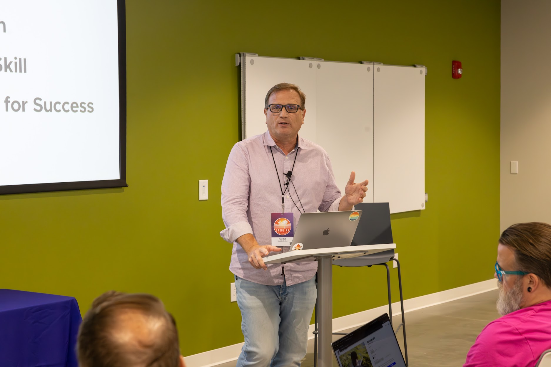 Rod Roth speaking at the 2024 Carolina Code Conference