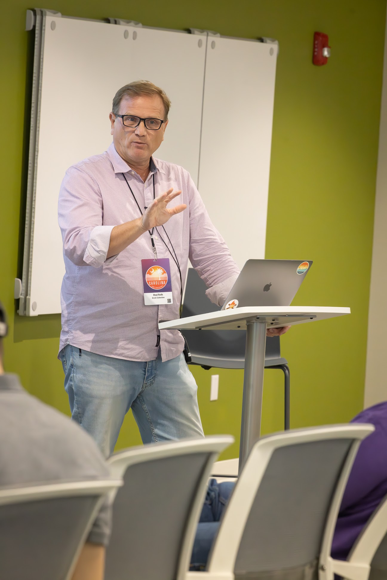 Rod Roth speaking at the 2024 Carolina Code Conference