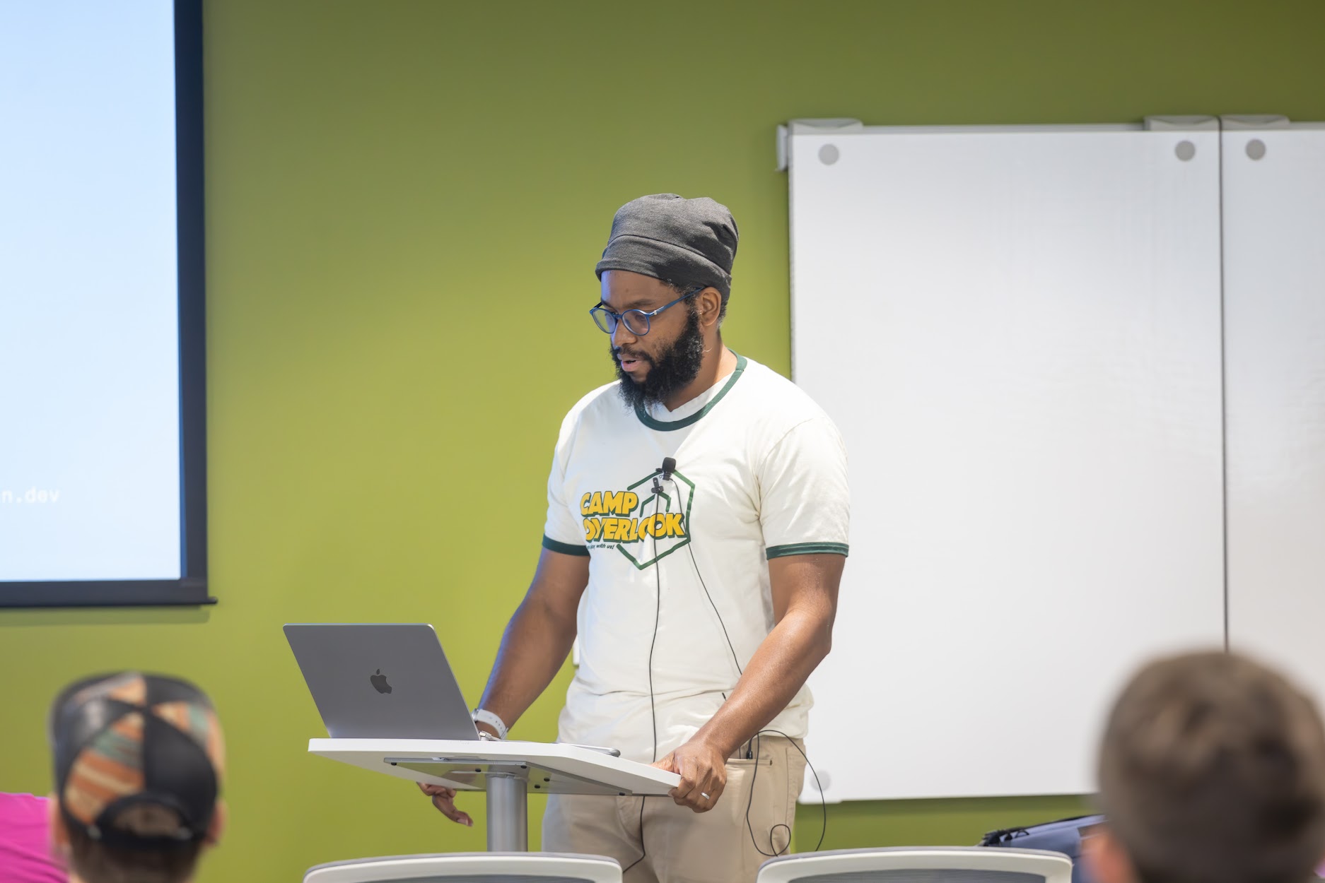 Ryan Edge speaking at the 2024 Carolina Code Conference