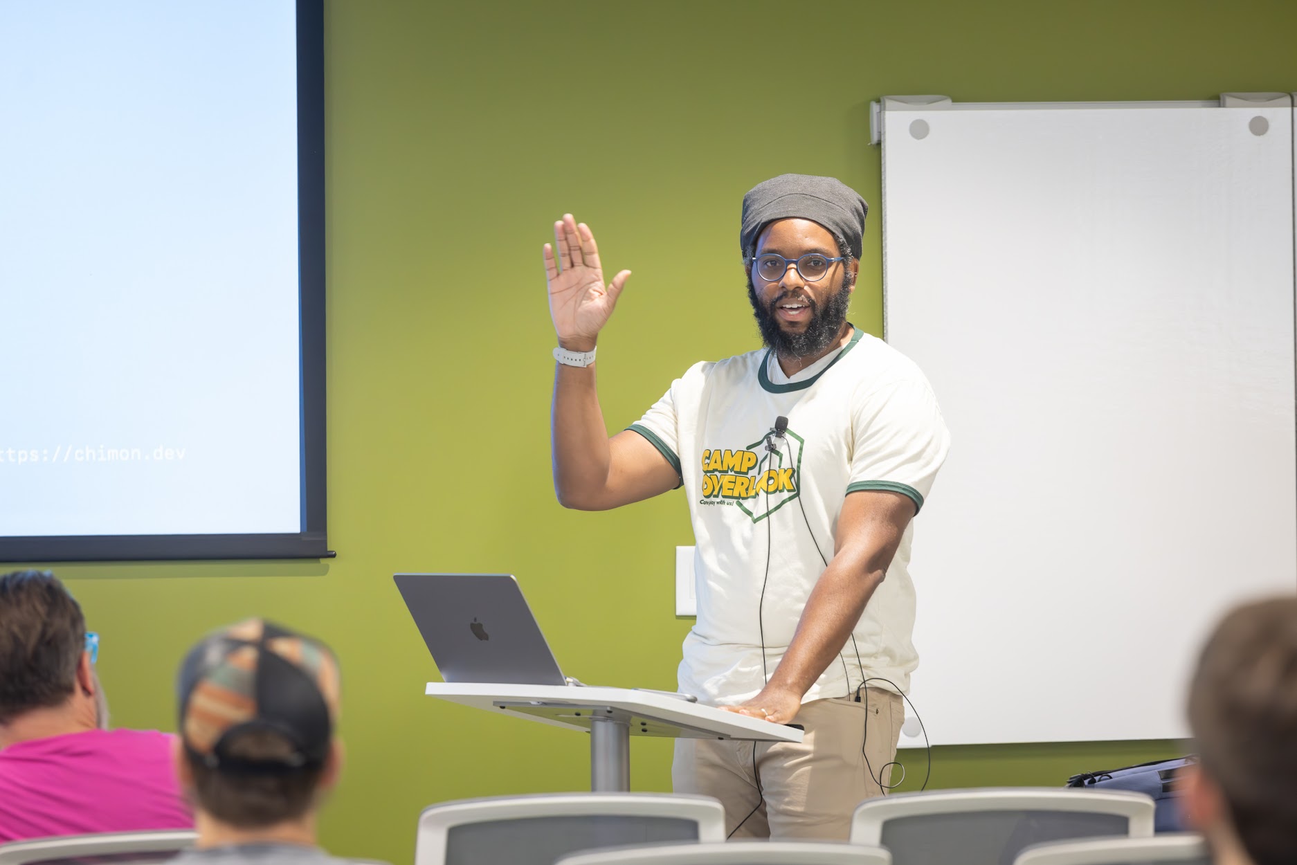 Ryan Edge speaking at the 2024 Carolina Code Conference