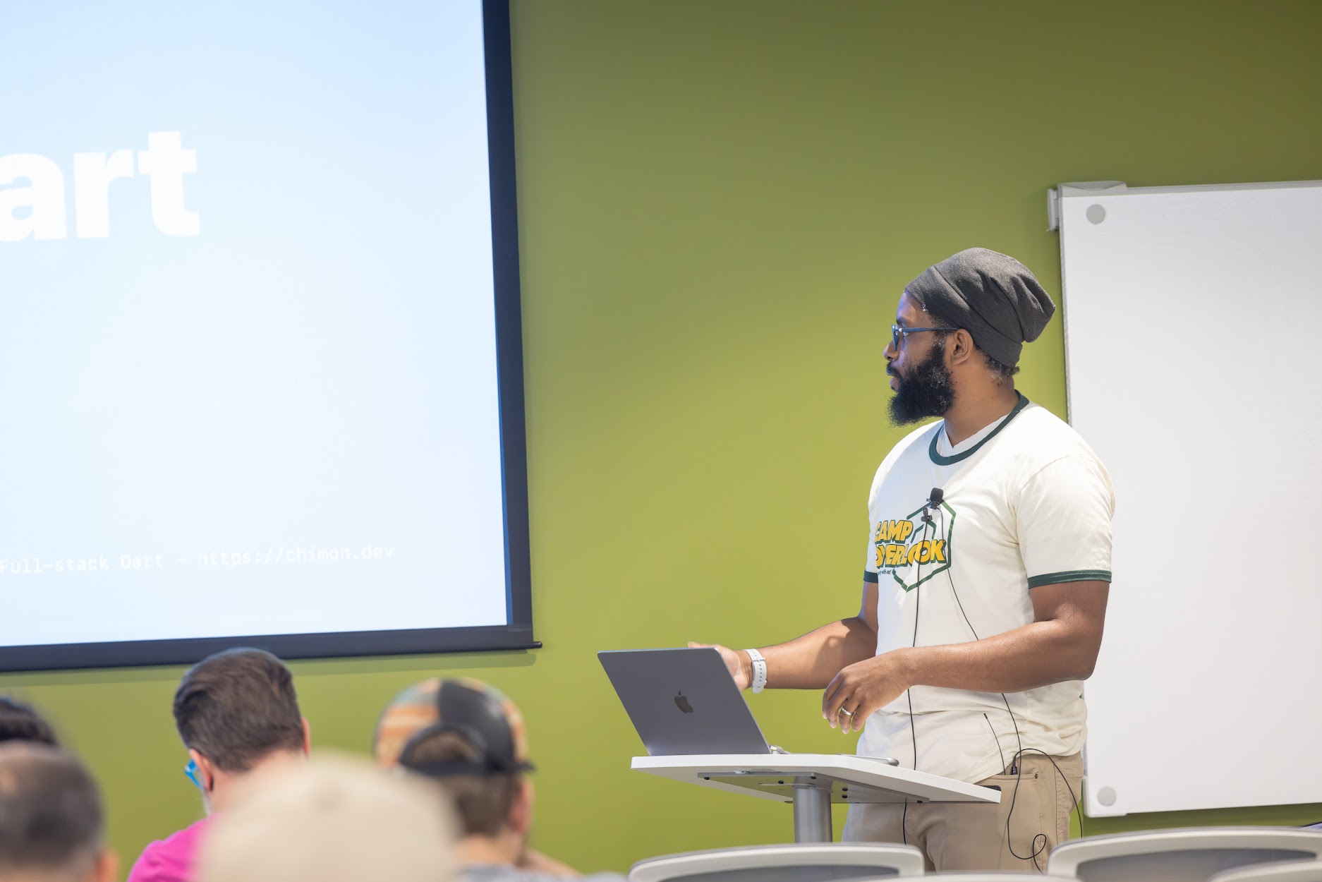 Ryan Edge speaking at the 2024 Carolina Code Conference