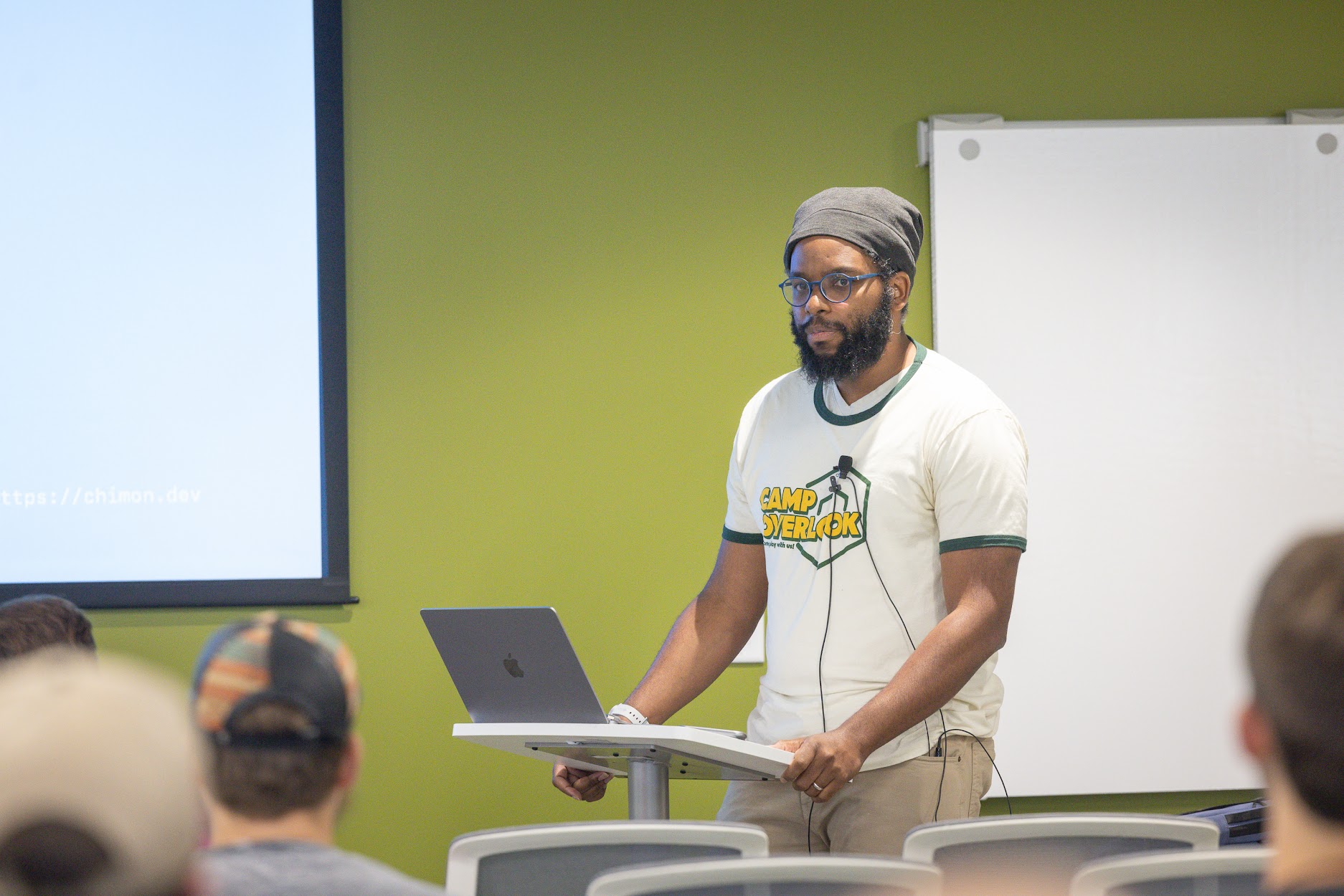 Ryan Edge speaking at the 2024 Carolina Code Conference