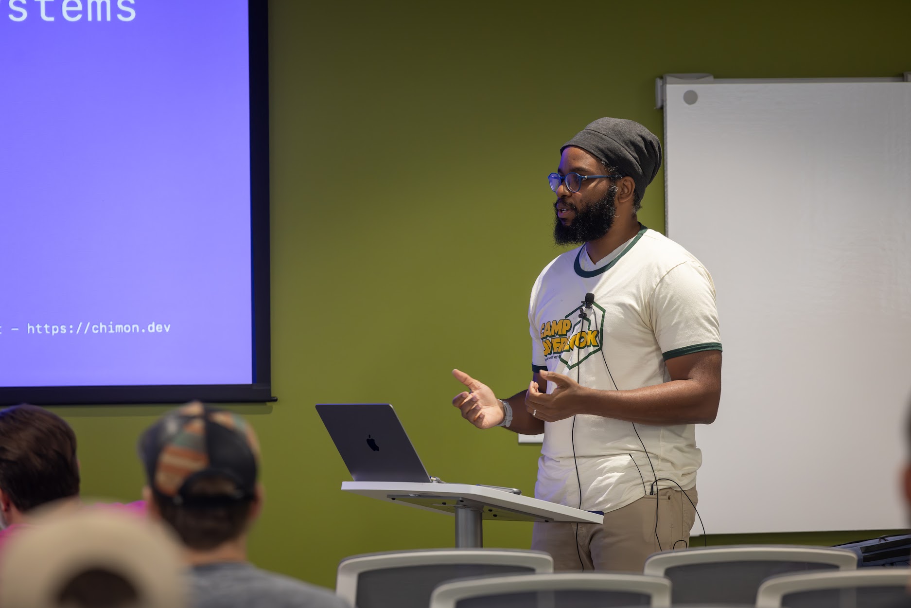 Ryan Edge speaking at the 2024 Carolina Code Conference