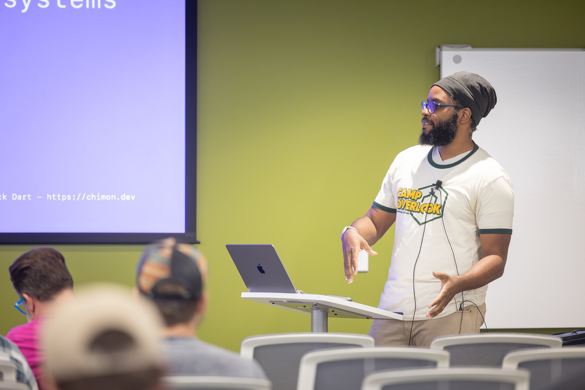 Ryan Edge speaking at the 2024 Carolina Code Conference
