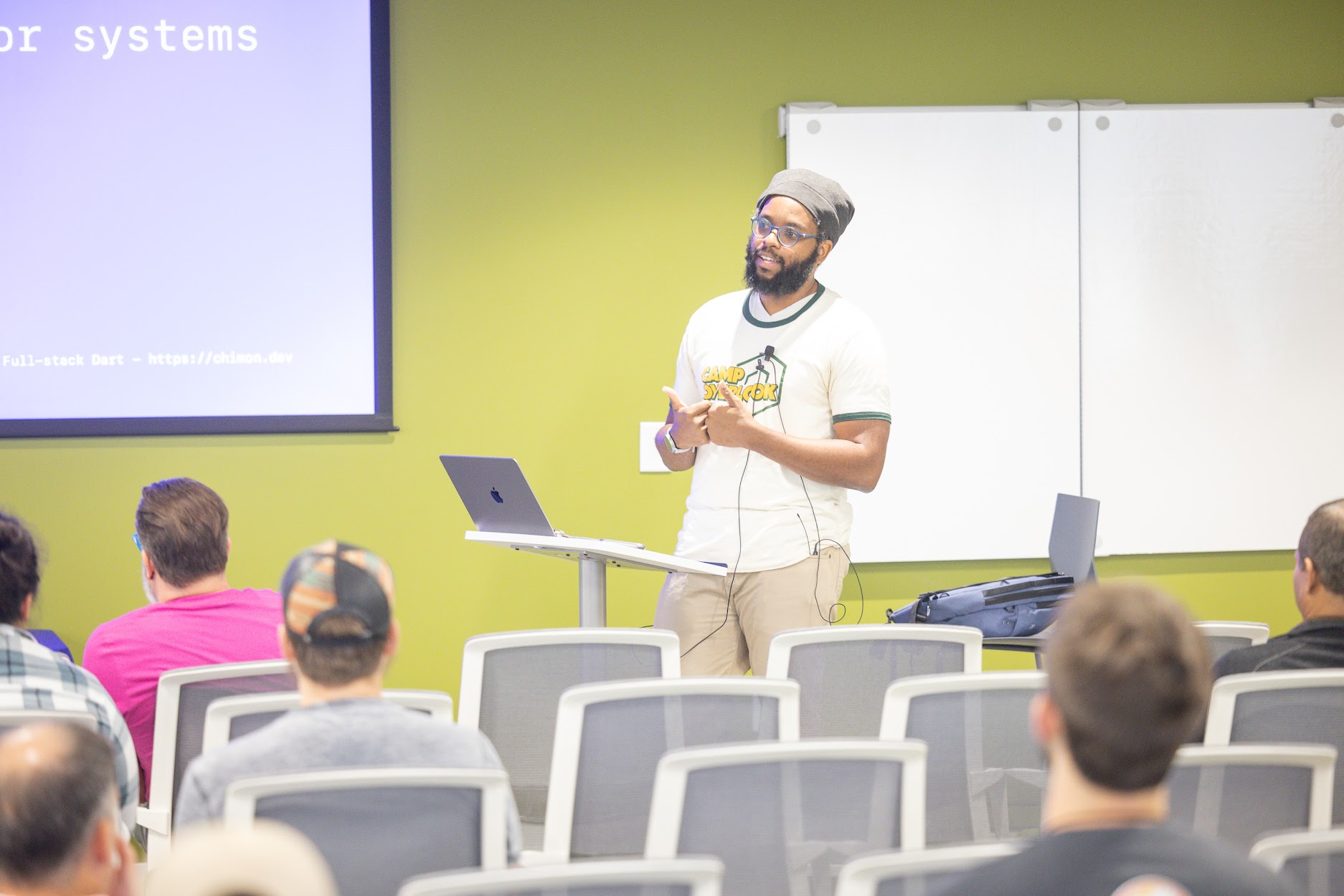 Ryan Edge speaking at the 2024 Carolina Code Conference