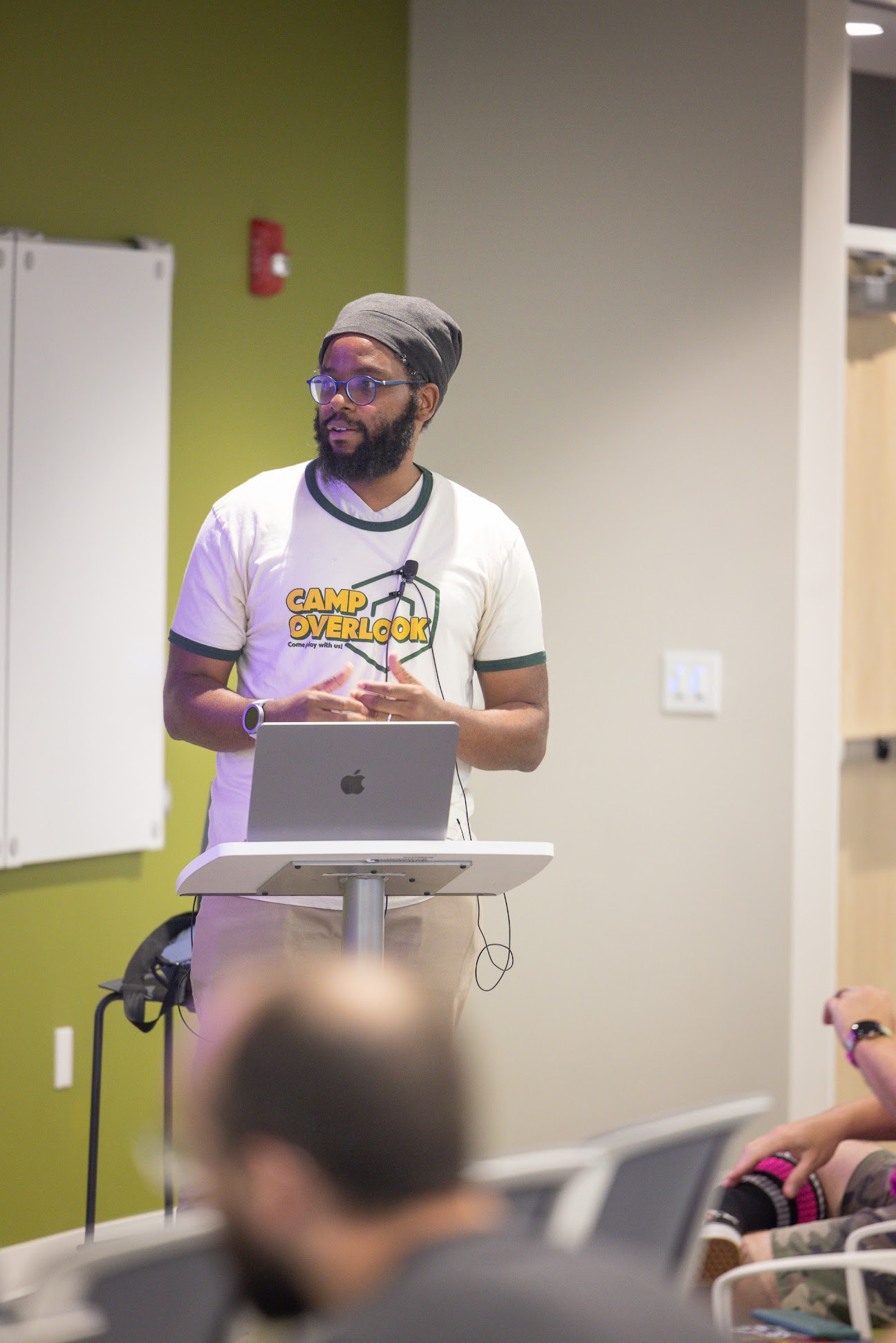 Ryan Edge speaking at the 2024 Carolina Code Conference