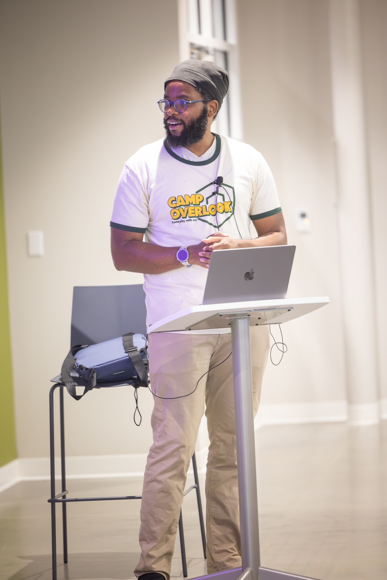 Ryan Edge speaking at the 2024 Carolina Code Conference