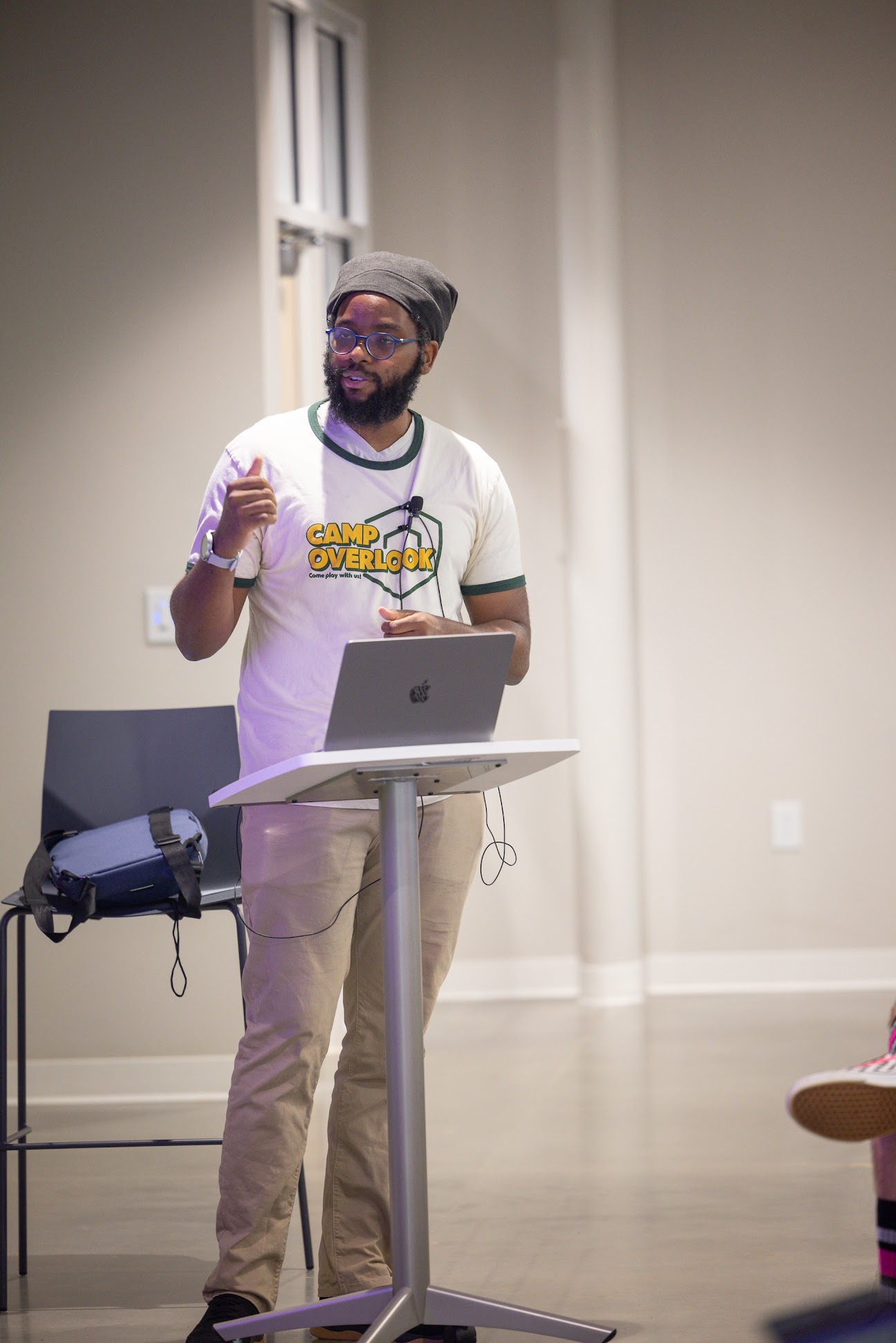 Ryan Edge speaking at the 2024 Carolina Code Conference