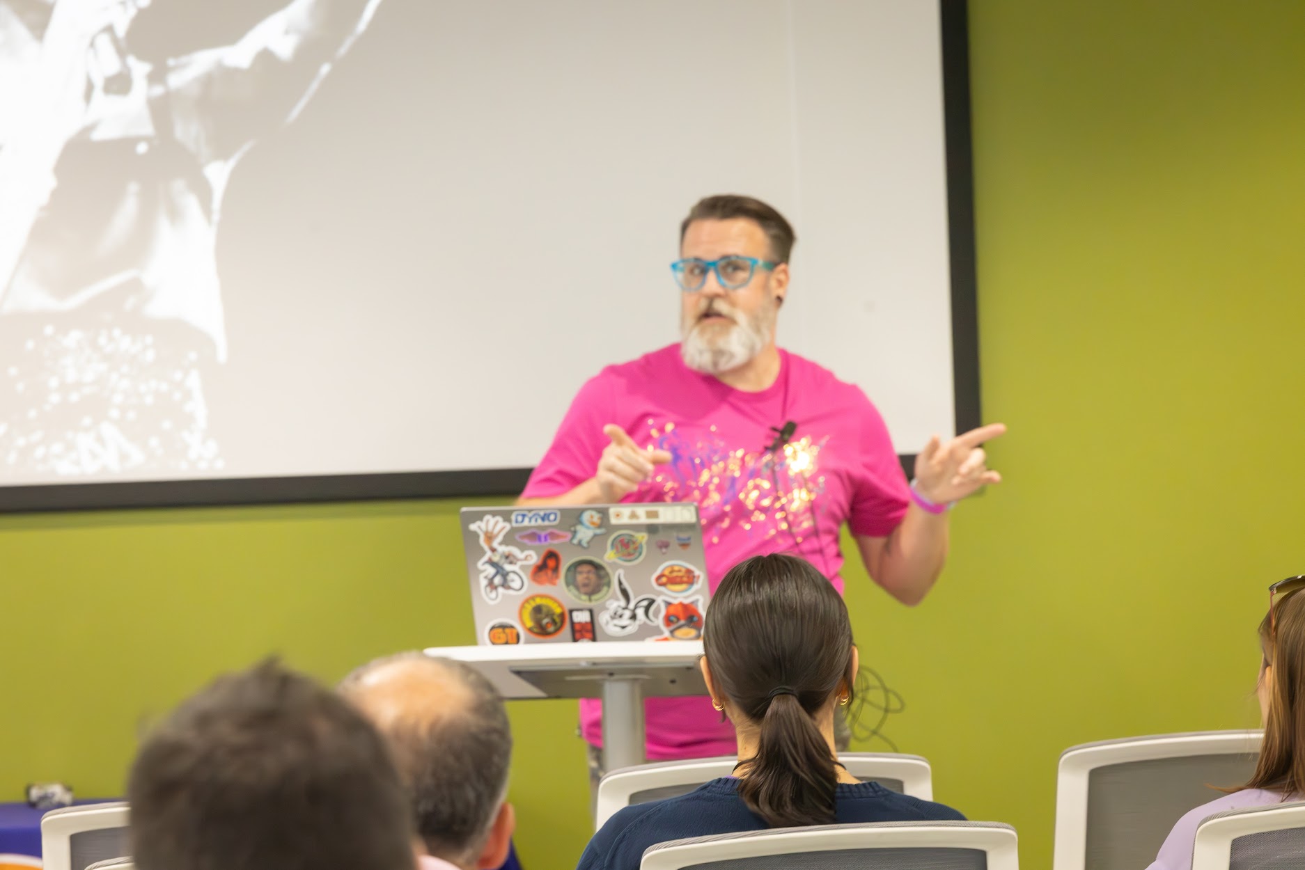 Sean Reid speaking at the 2024 Carolina Code Conference