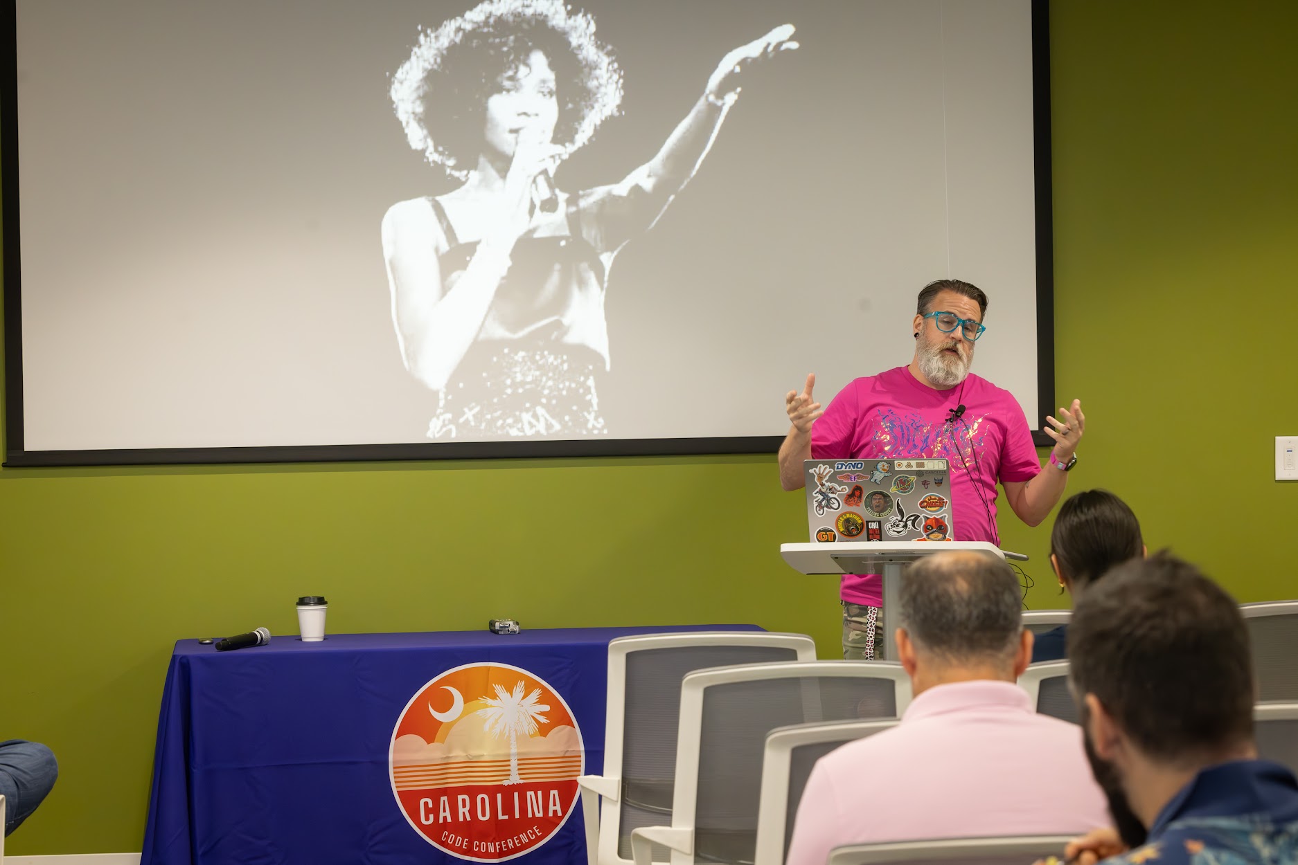 Sean Reid speaking at the 2024 Carolina Code Conference