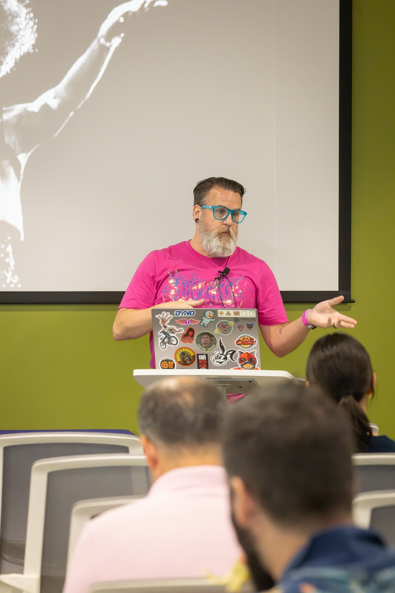 Sean Reid speaking at the 2024 Carolina Code Conference