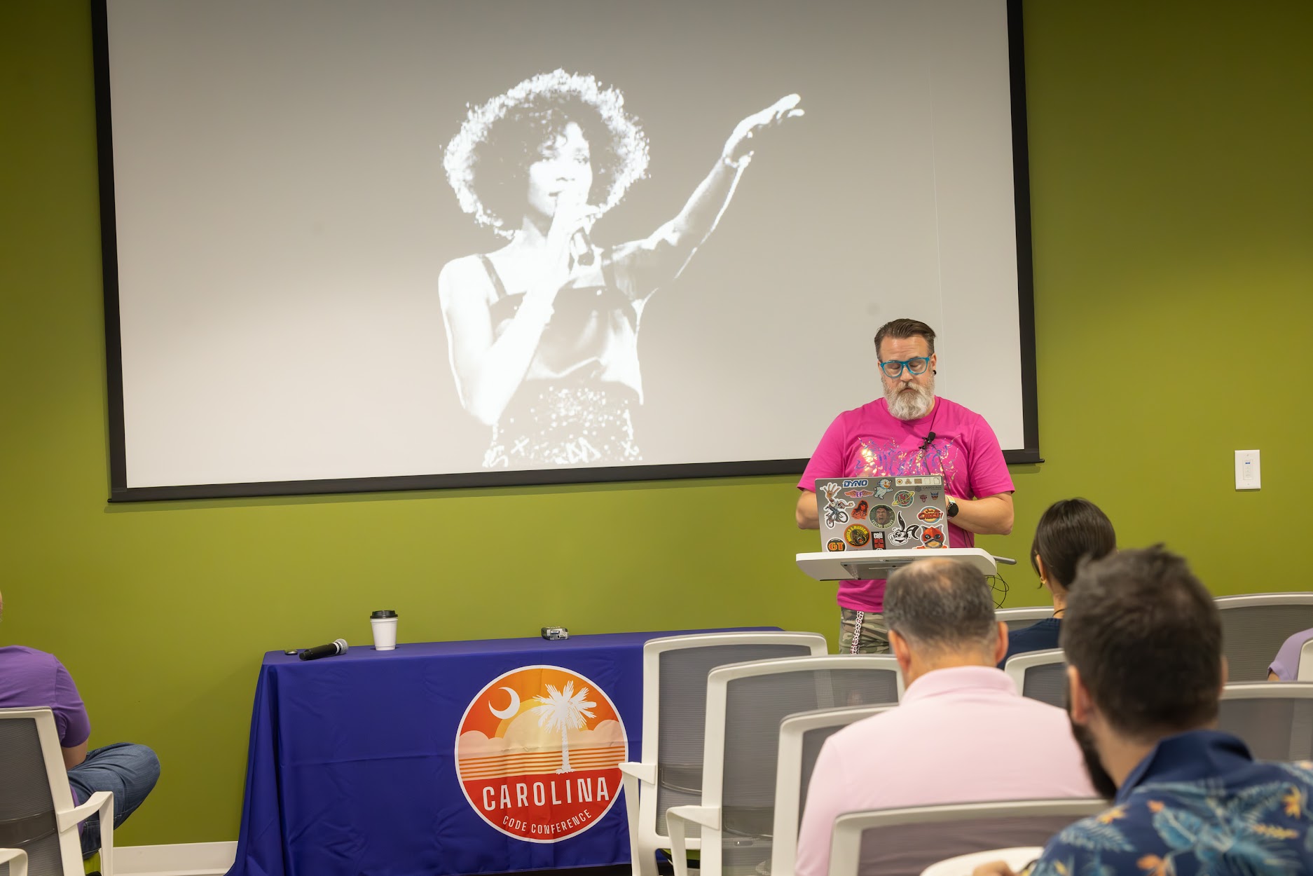 Sean Reid speaking at the 2024 Carolina Code Conference