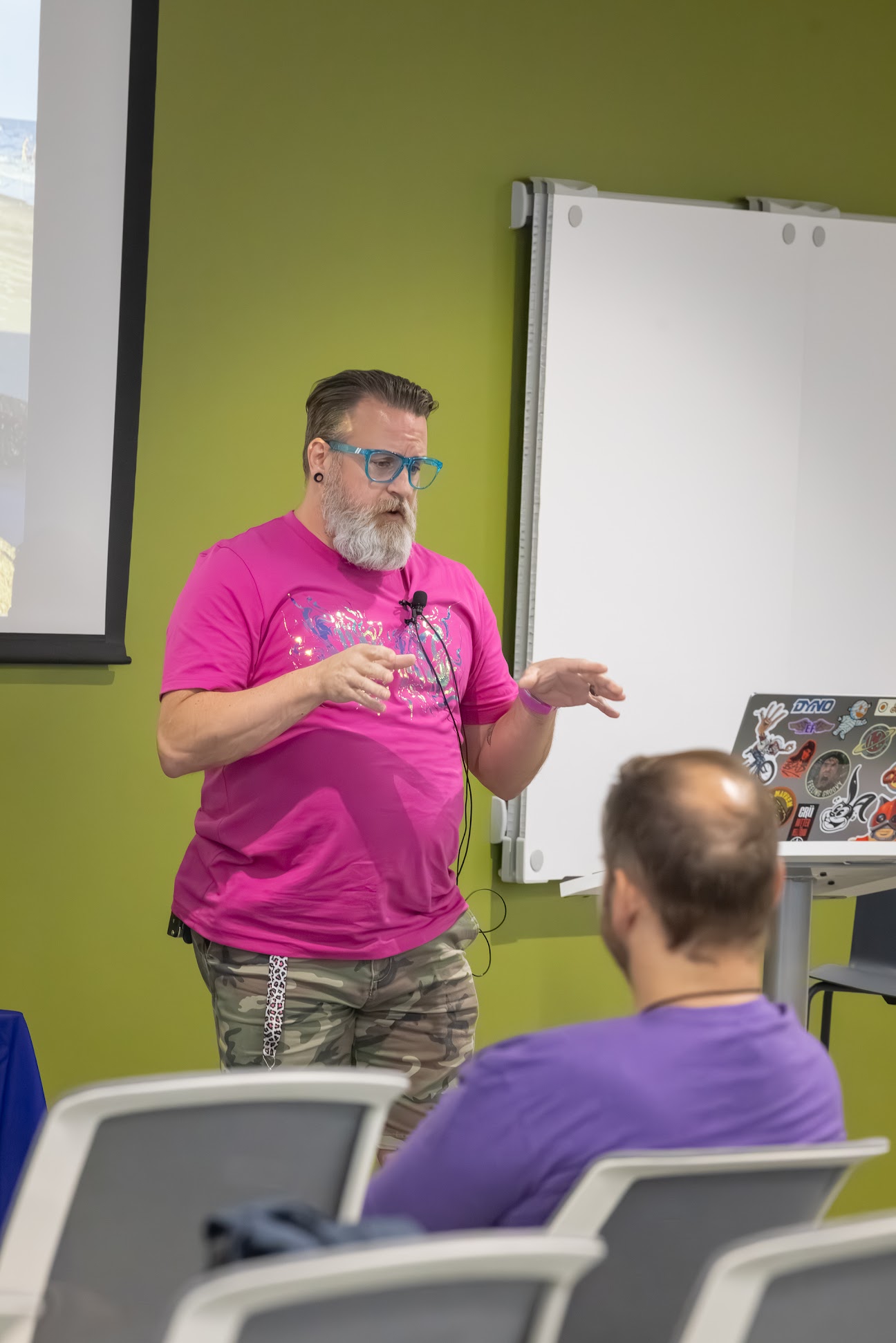 Sean Reid speaking at the 2024 Carolina Code Conference