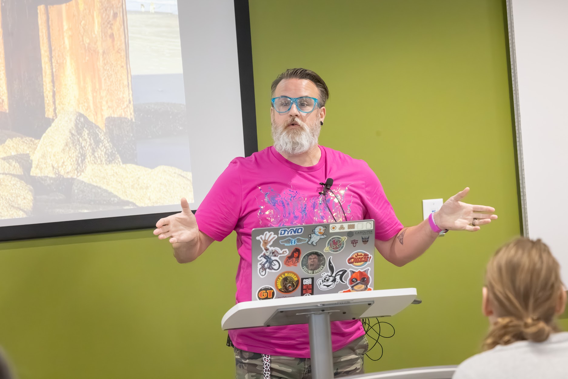 Sean Reid speaking at the 2024 Carolina Code Conference