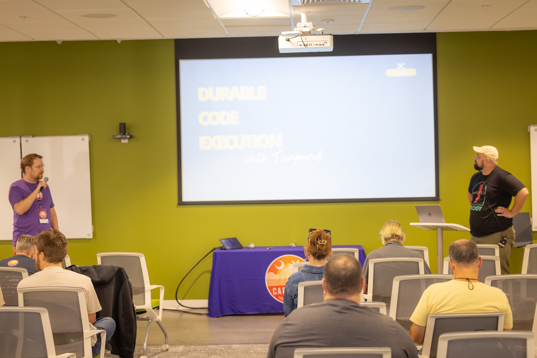 Seth Williams speaking at the 2024 Carolina Code Conference