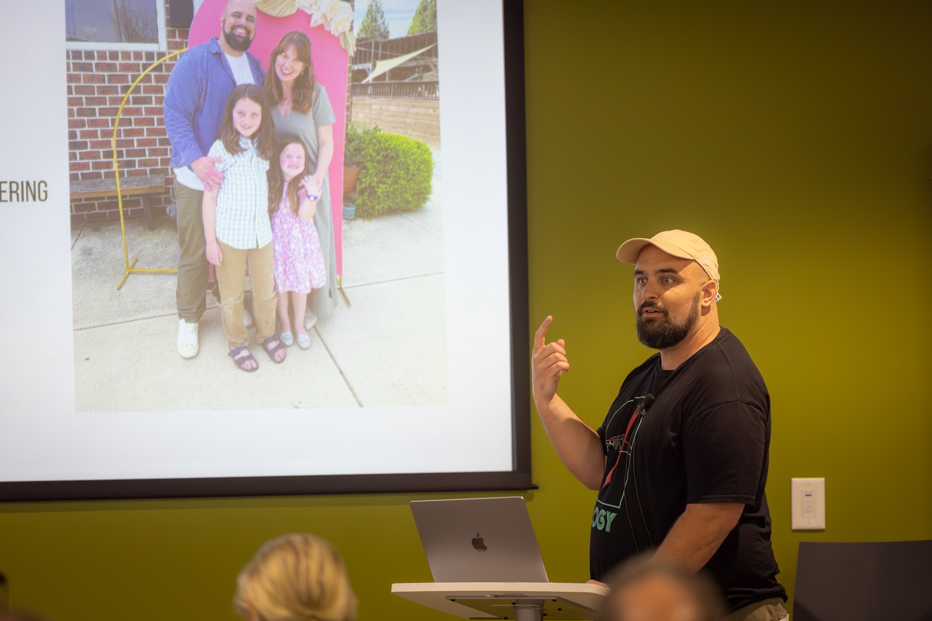 Seth Williams speaking at the 2024 Carolina Code Conference
