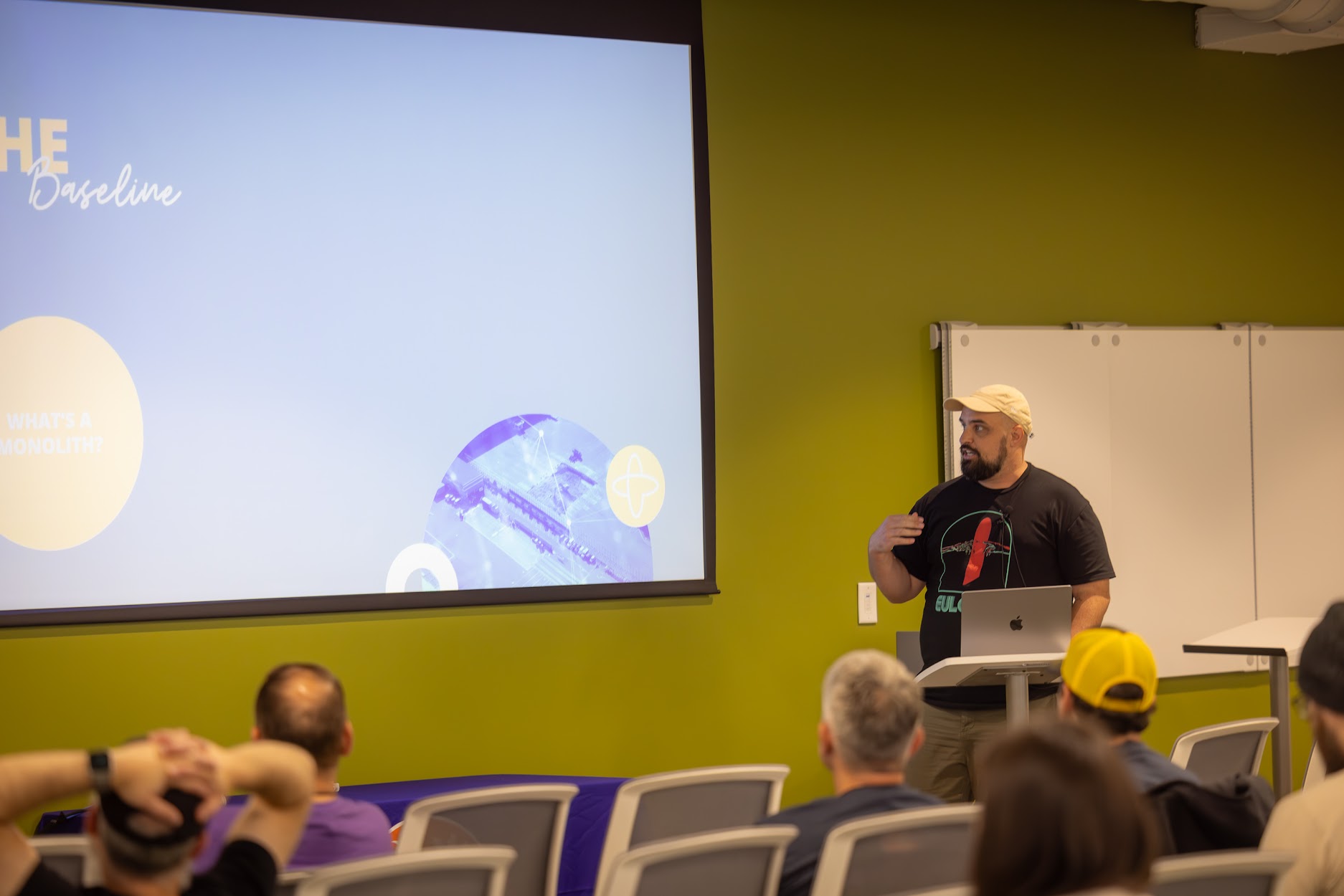 Seth Williams speaking at the 2024 Carolina Code Conference