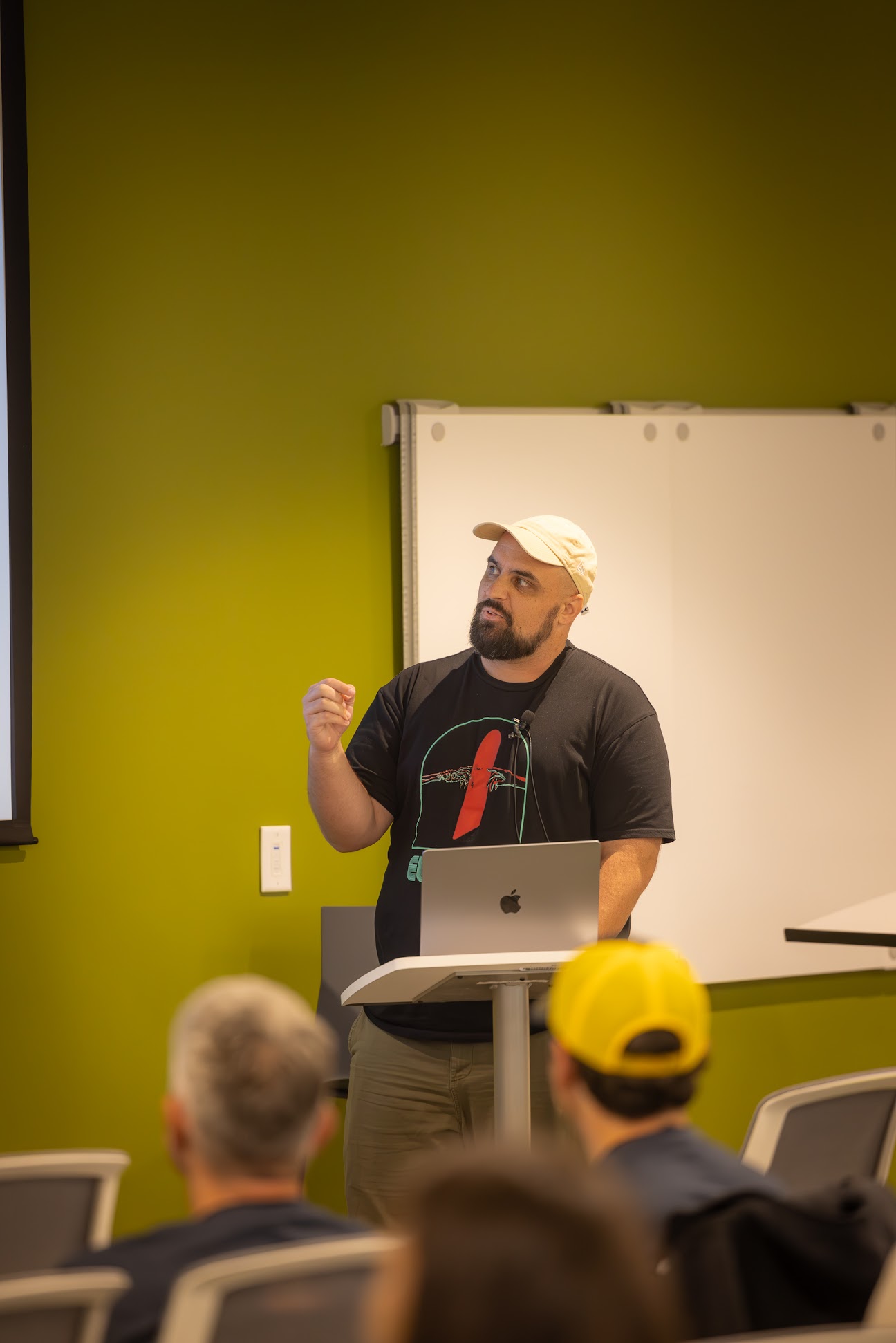 Seth Williams speaking at the 2024 Carolina Code Conference