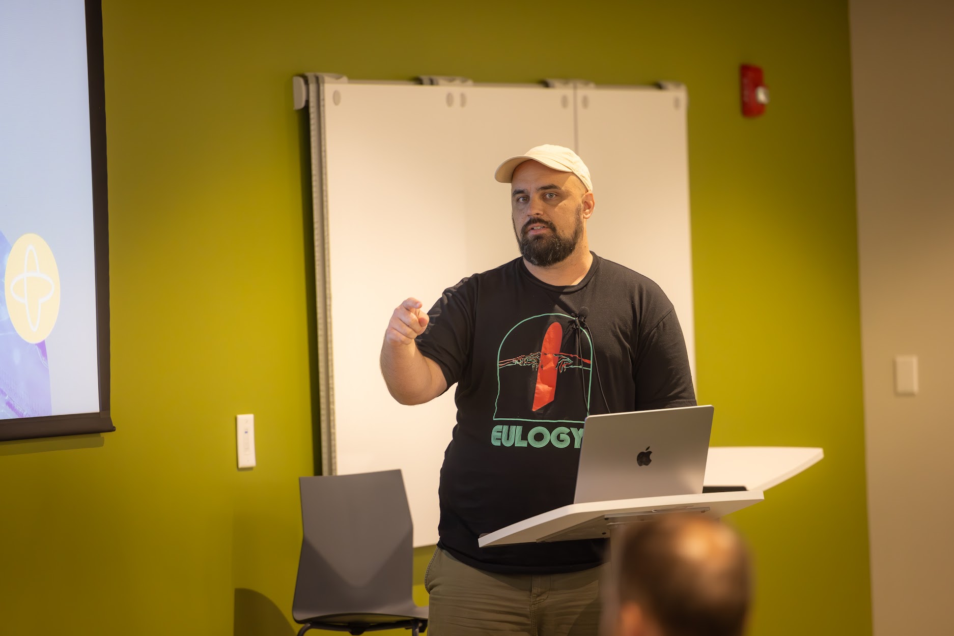 Seth Williams speaking at the 2024 Carolina Code Conference