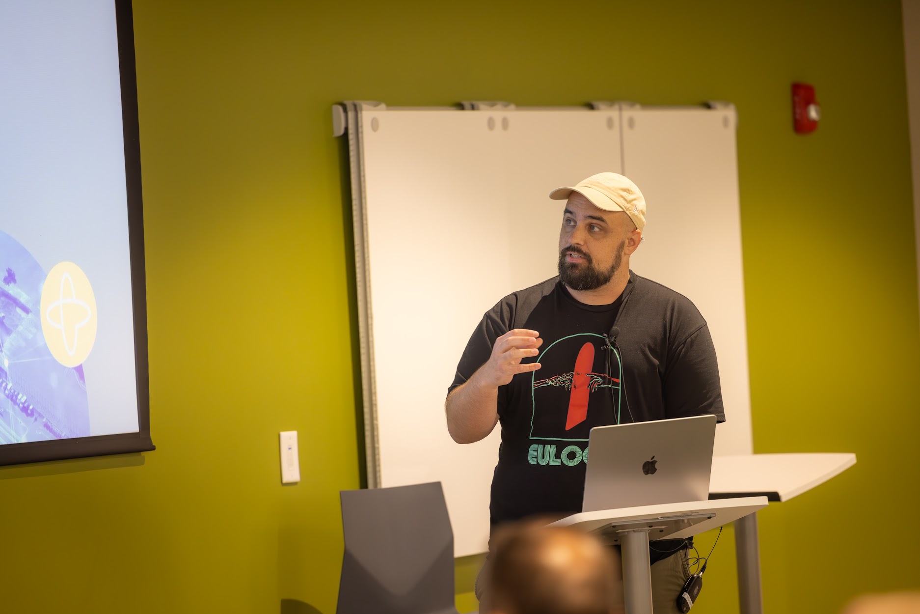 Seth Williams speaking at the 2024 Carolina Code Conference