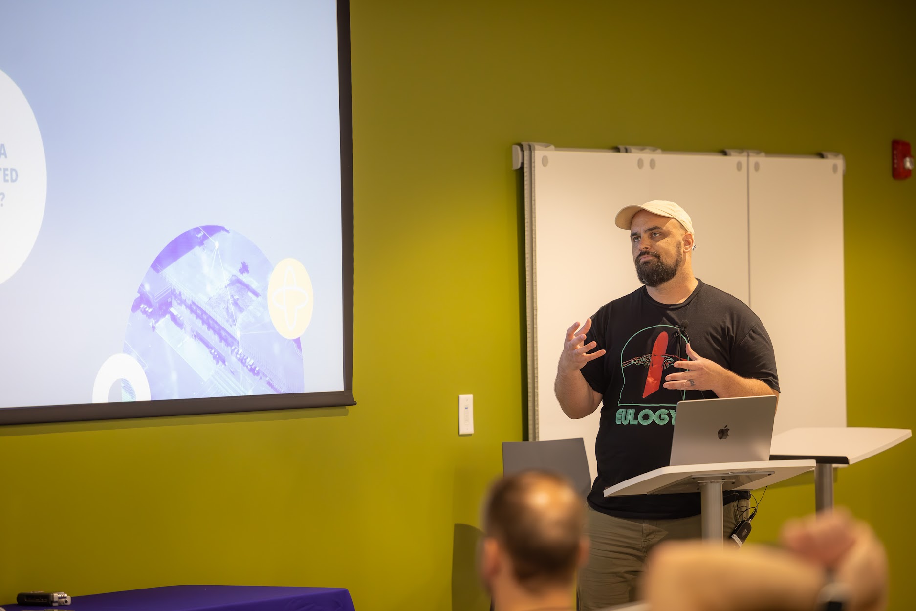 Seth Williams speaking at the 2024 Carolina Code Conference