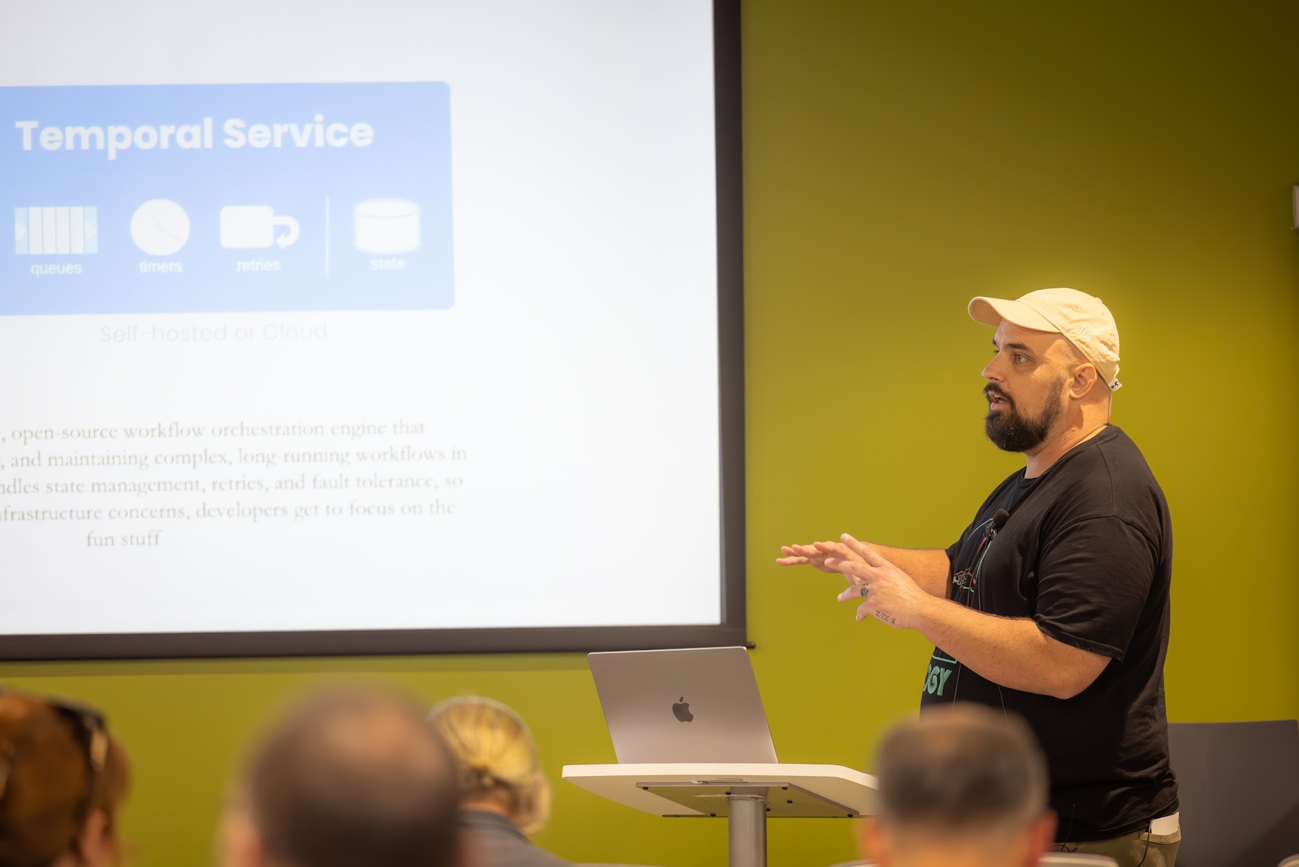 Seth Williams speaking at the 2024 Carolina Code Conference