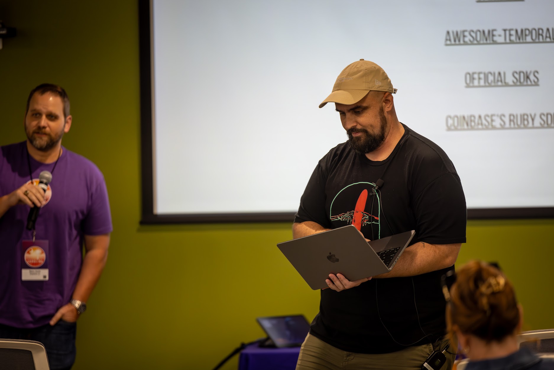 Seth Williams speaking at the 2024 Carolina Code Conference