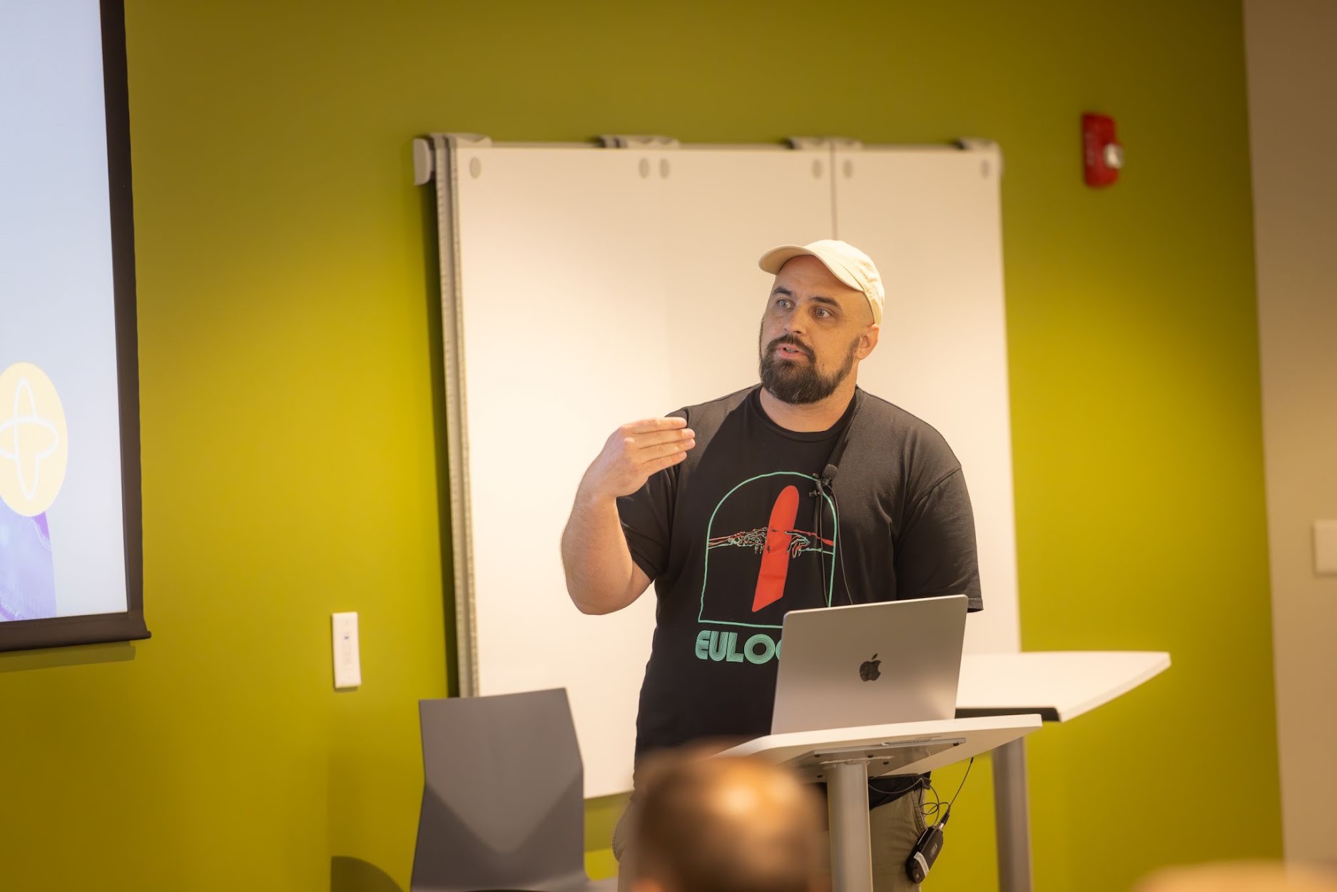 Seth Williams speaking at the 2024 Carolina Code Conference