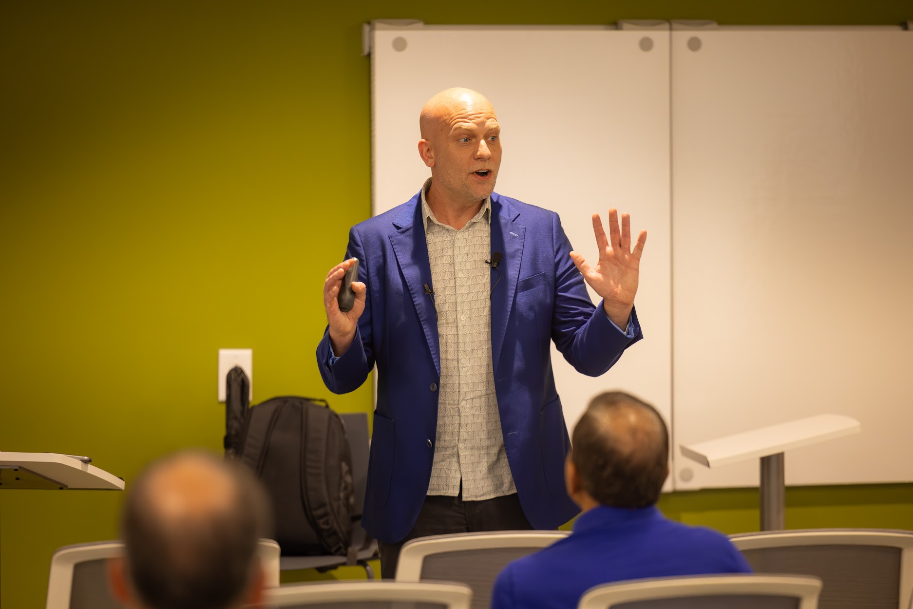 Stephen Borengasser speaking at the 2024 Carolina Code Conference