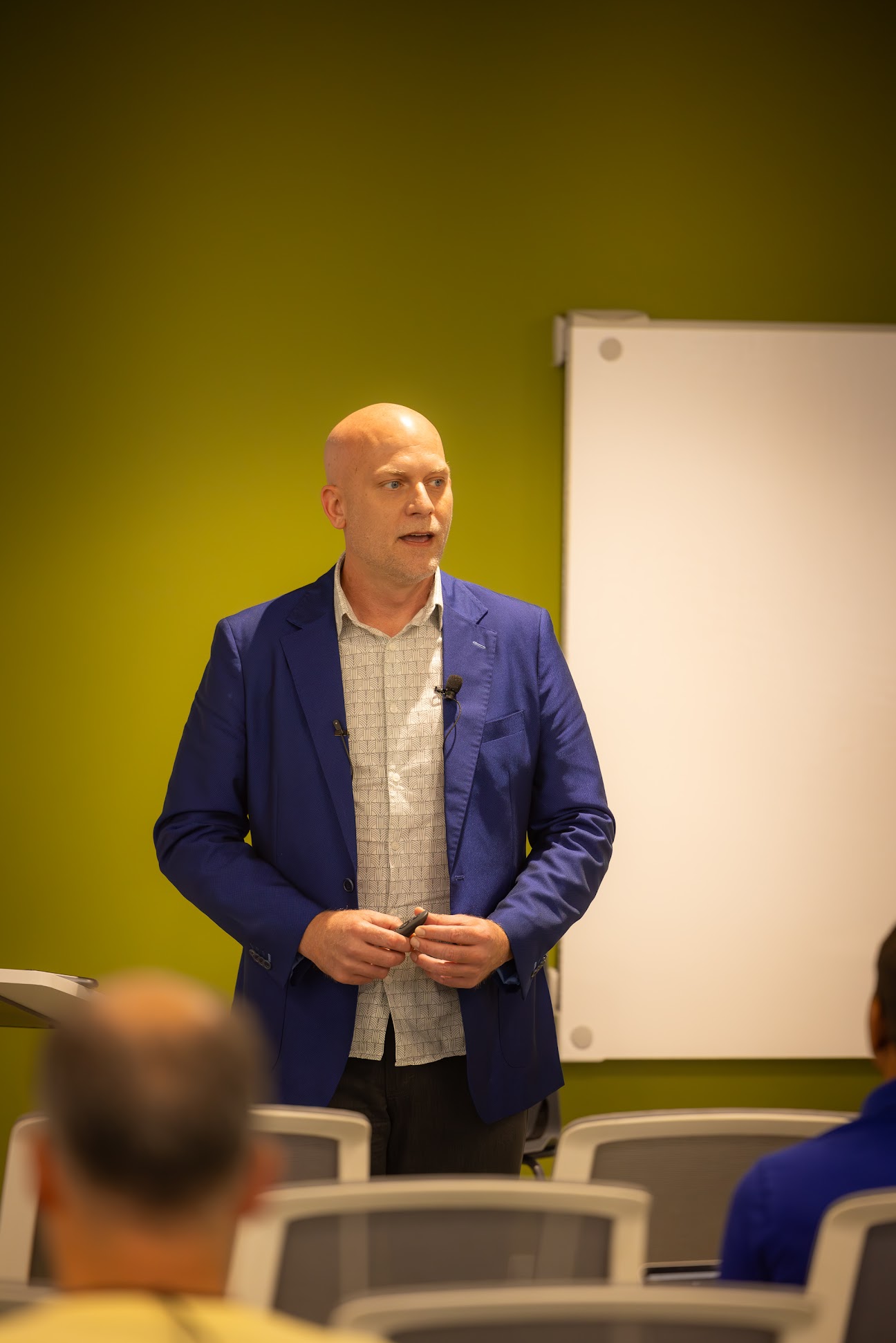 Stephen Borengasser speaking at the 2024 Carolina Code Conference