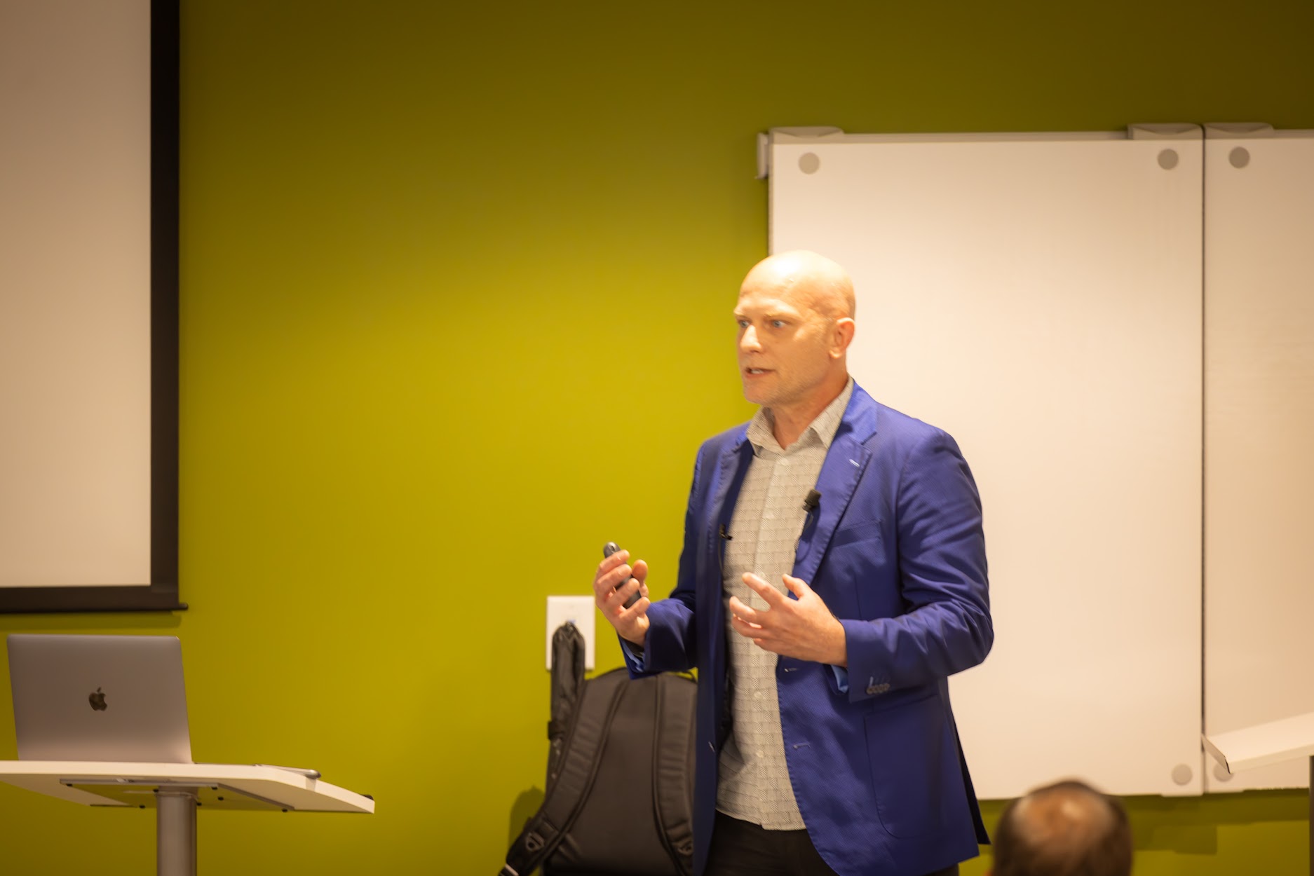 Stephen Borengasser speaking at the 2024 Carolina Code Conference
