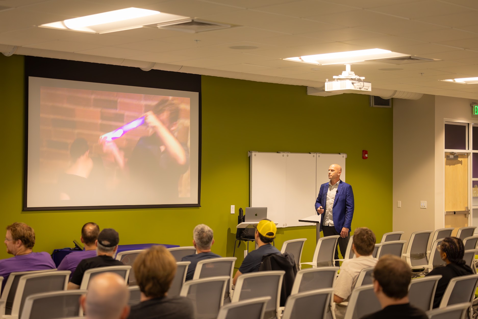Stephen Borengasser speaking at the 2024 Carolina Code Conference